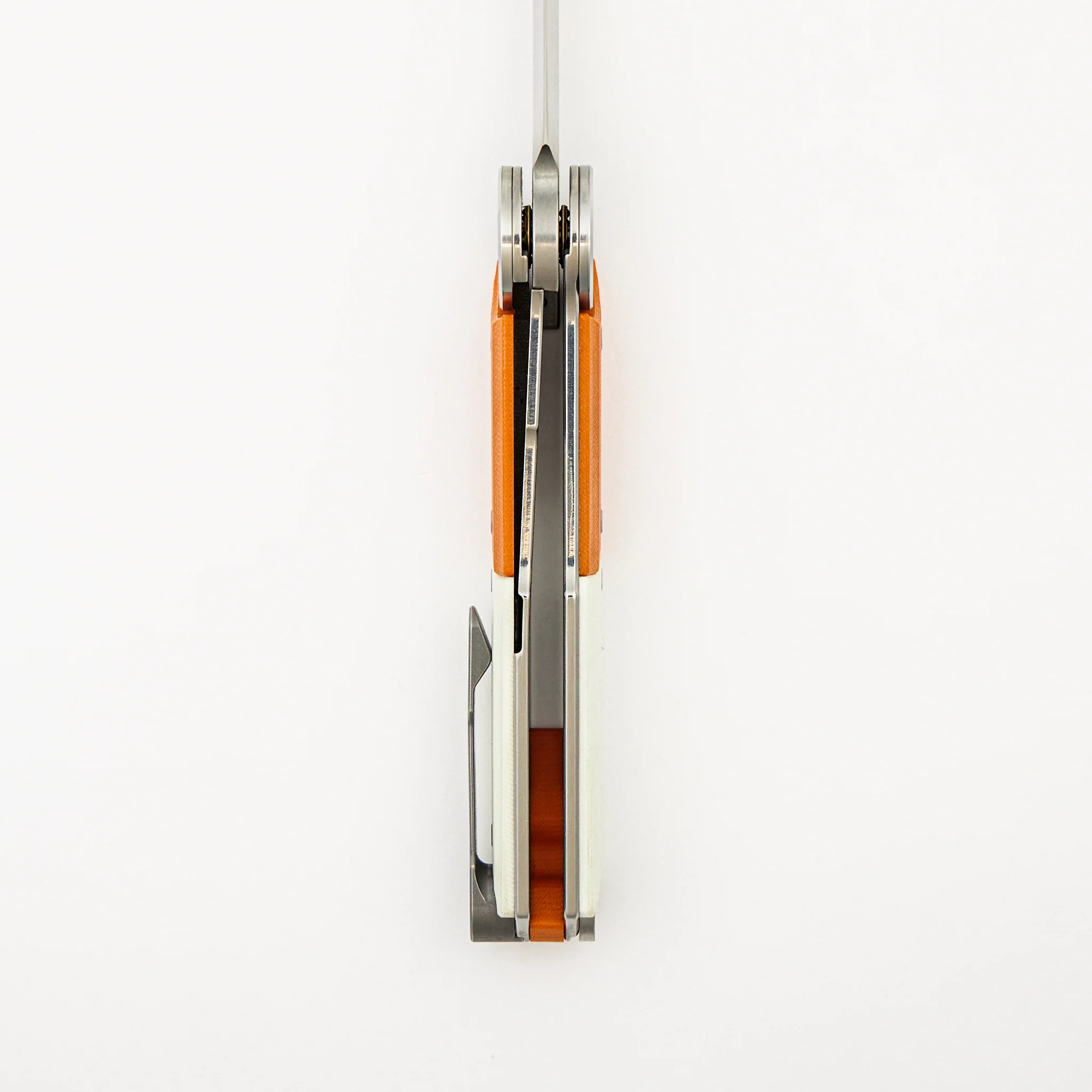 DG-23 - Orange & White G10 Handle - Image 6