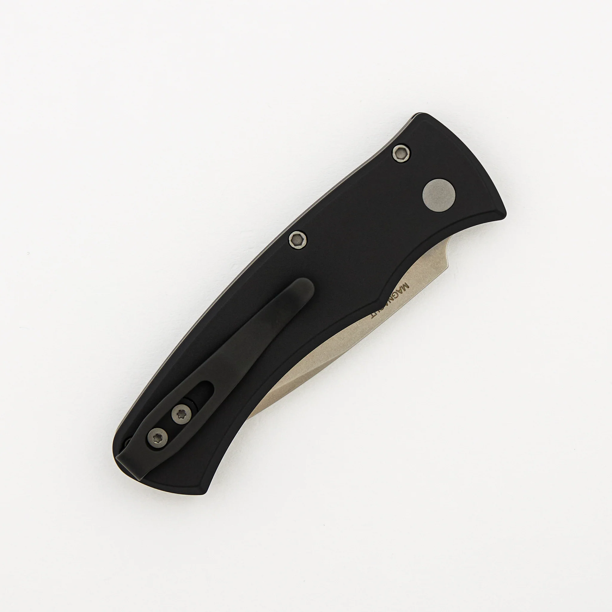 Duke 2 - DUKE2101 - Black Aluminum Handle - Stonewashed MagnaCut Blade - Image 4
