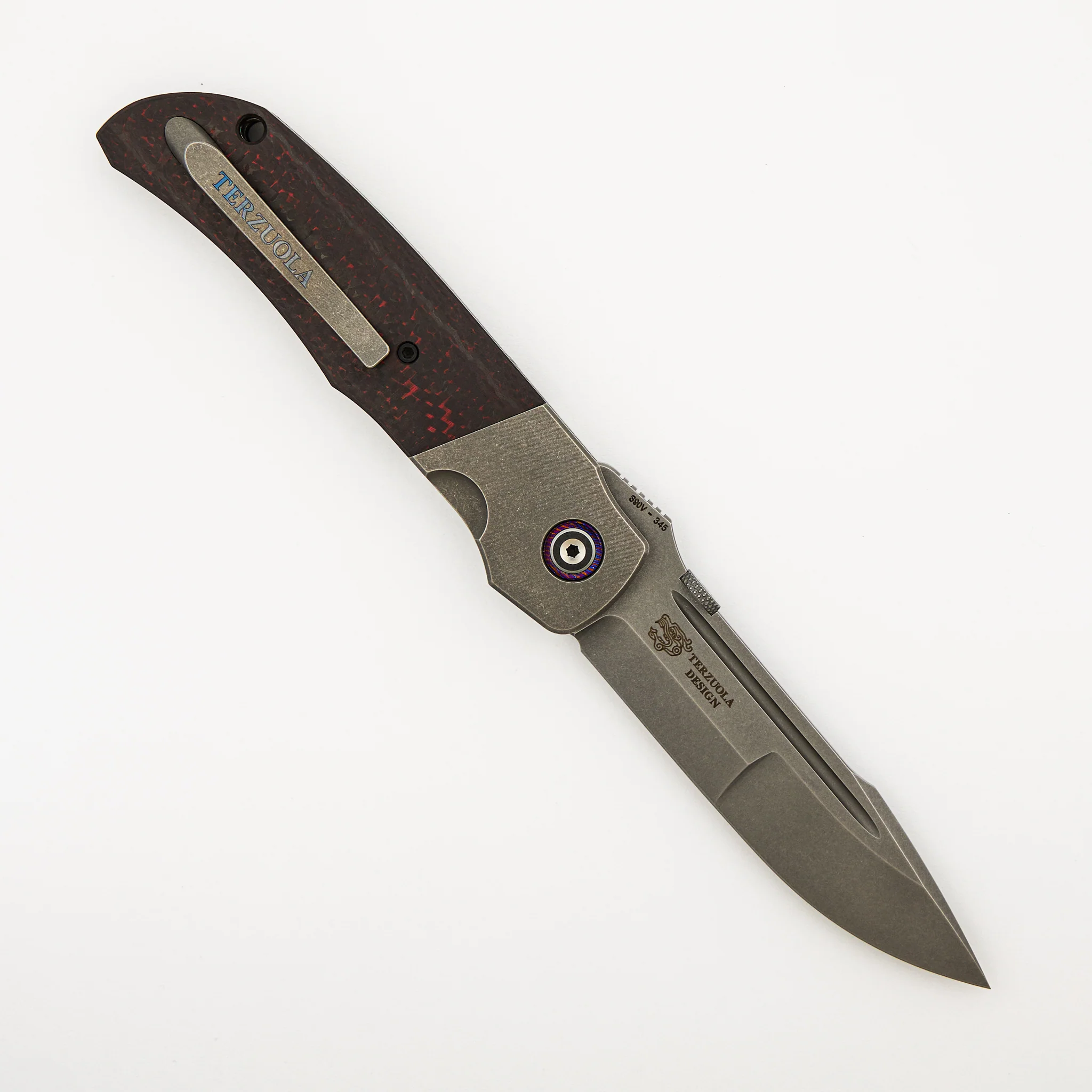 Eagle Rock - S90V Blade - Titanium/Carbon Fiber Handle #345 (Bob Terzuola Design) - Image 2
