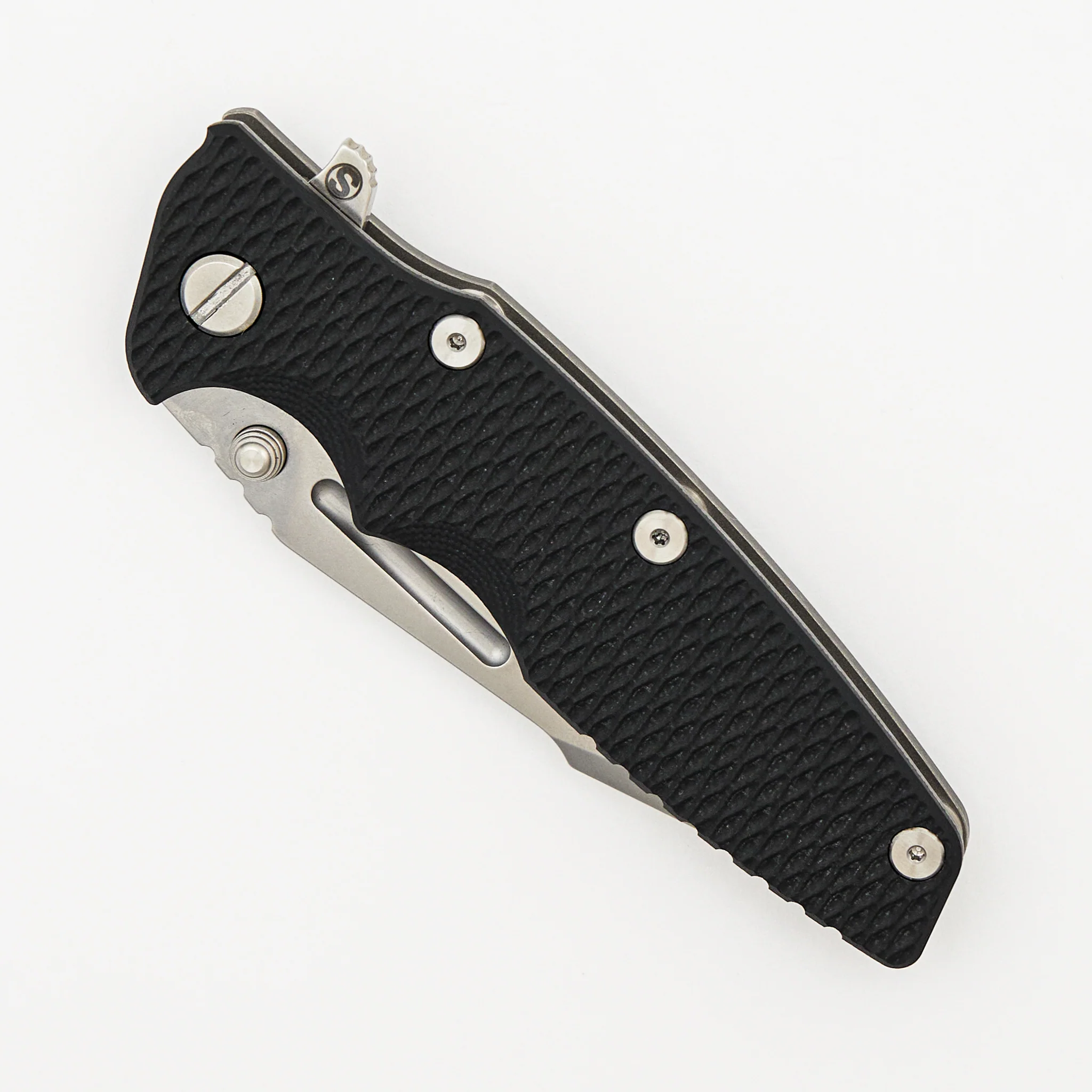 Eklipse 3.5" - MagnaCut Skinny Fullered Harpoon Spearpoint - Tri-Way - Working Finish - Black G10 - Image 3