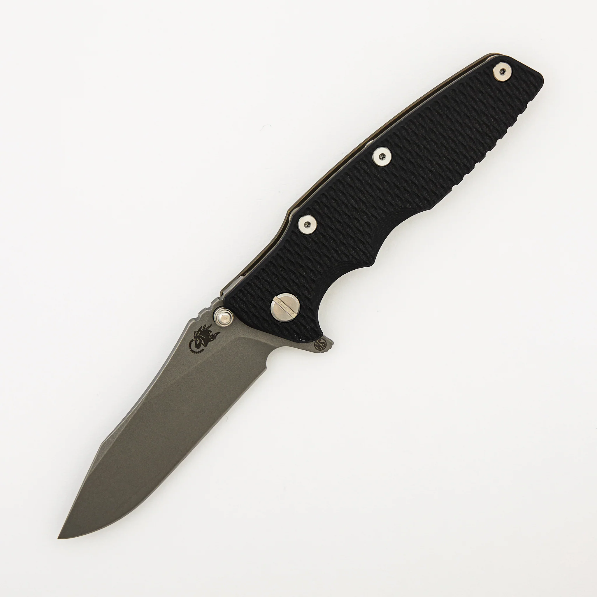 Eklipse 3.5" - MagnaCut Skinny Slicer - Hollow Grind - Tri-Way - Battle Bronze - Black G10