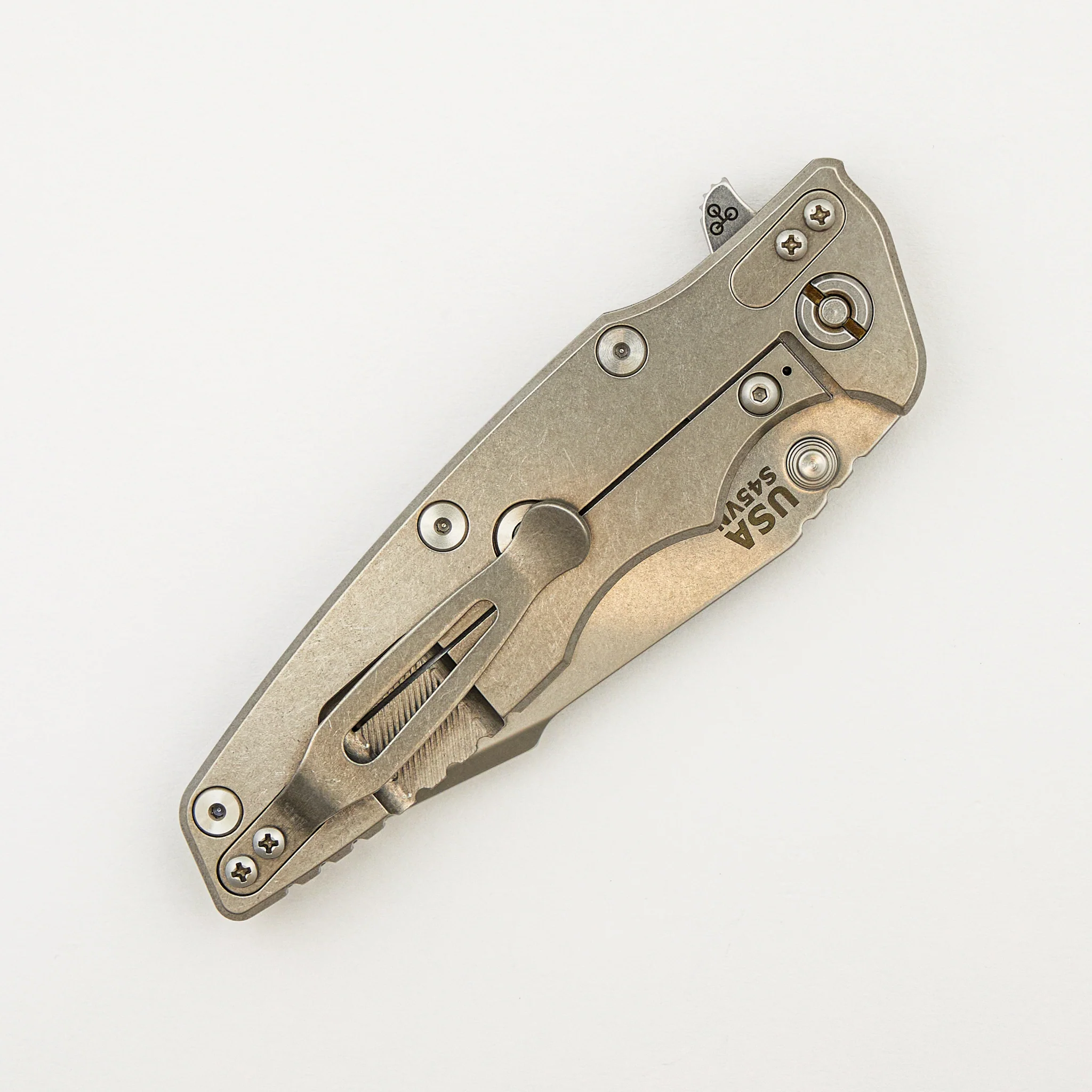 Eklipse 3.5" - S45VN Harpoon Tanto - Tri-Way - Stonewash - Image 4