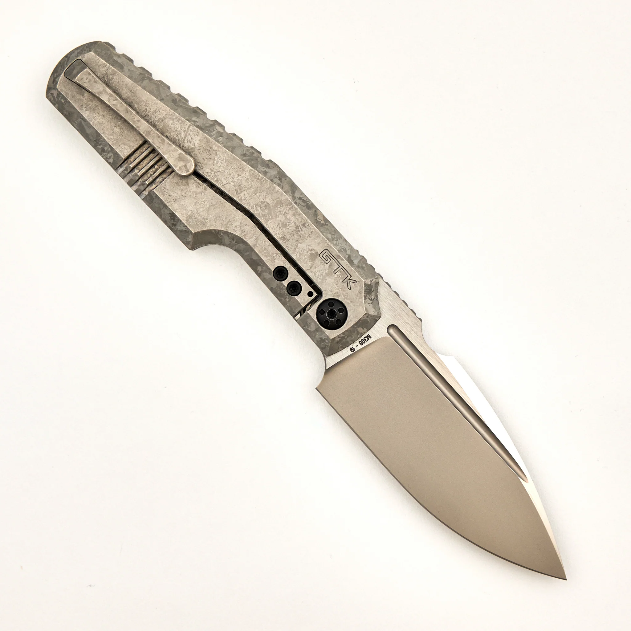Elementak - M398 Blade - CrystalTi Handle (Thomas Gony Design) - Image 2