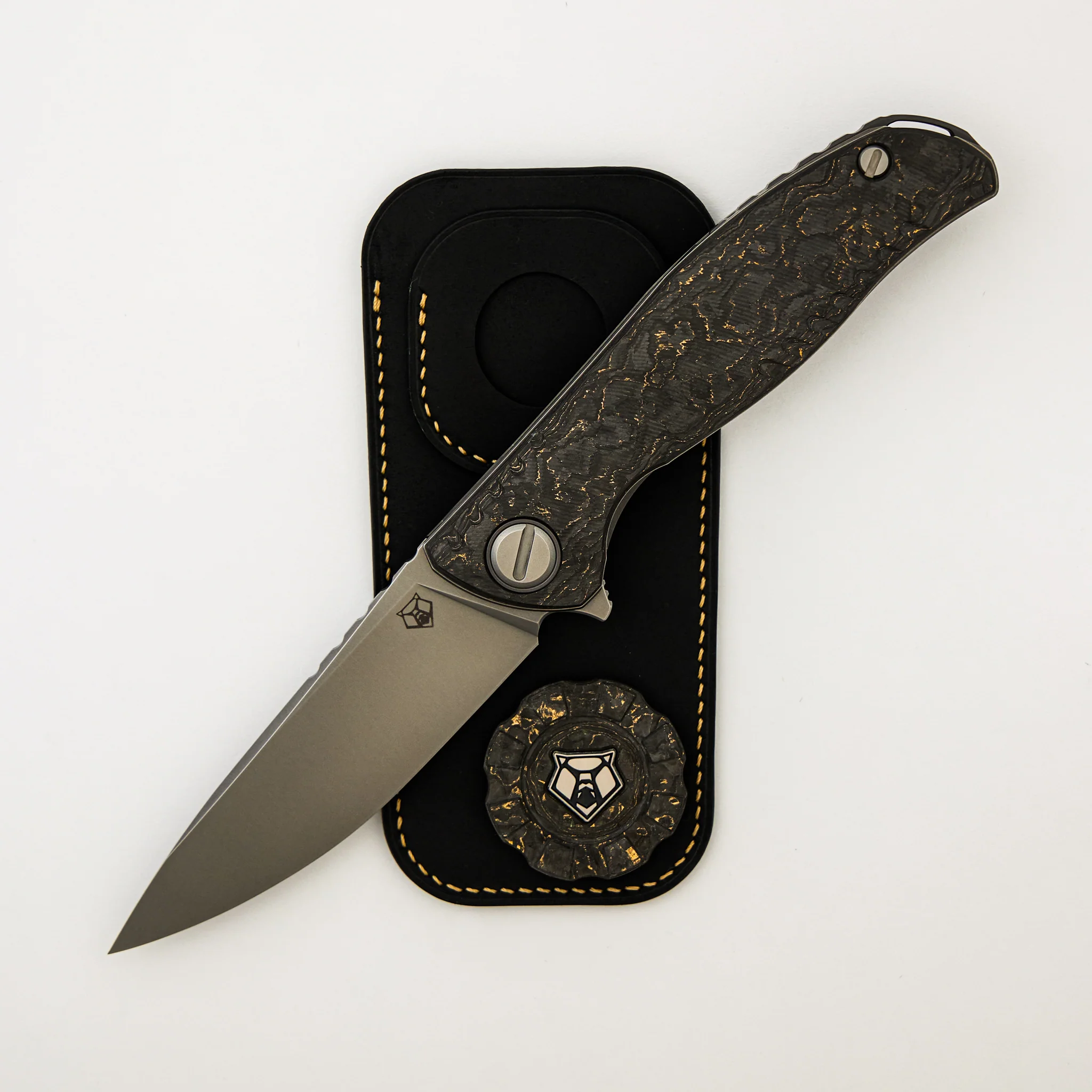 F3 - CCKS Spring 2025 Show Exclusive Set - HiTex Gear Poker Chip - Cova Leather Pouch