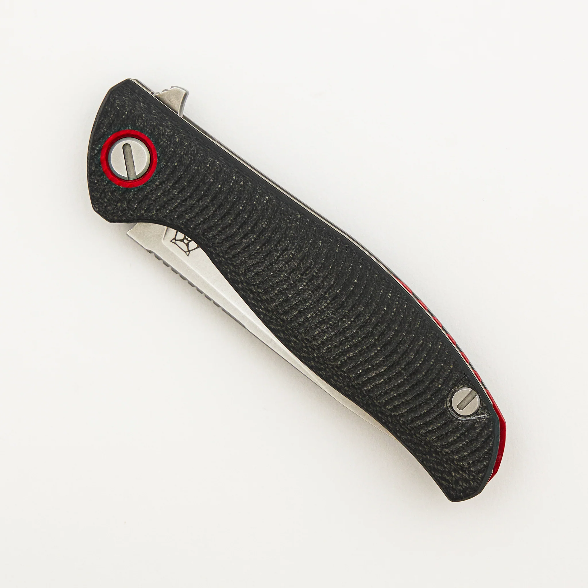 F3 - Elmax Blade - Gray G10 Handle W/ Red Accents - MRBS - Image 3