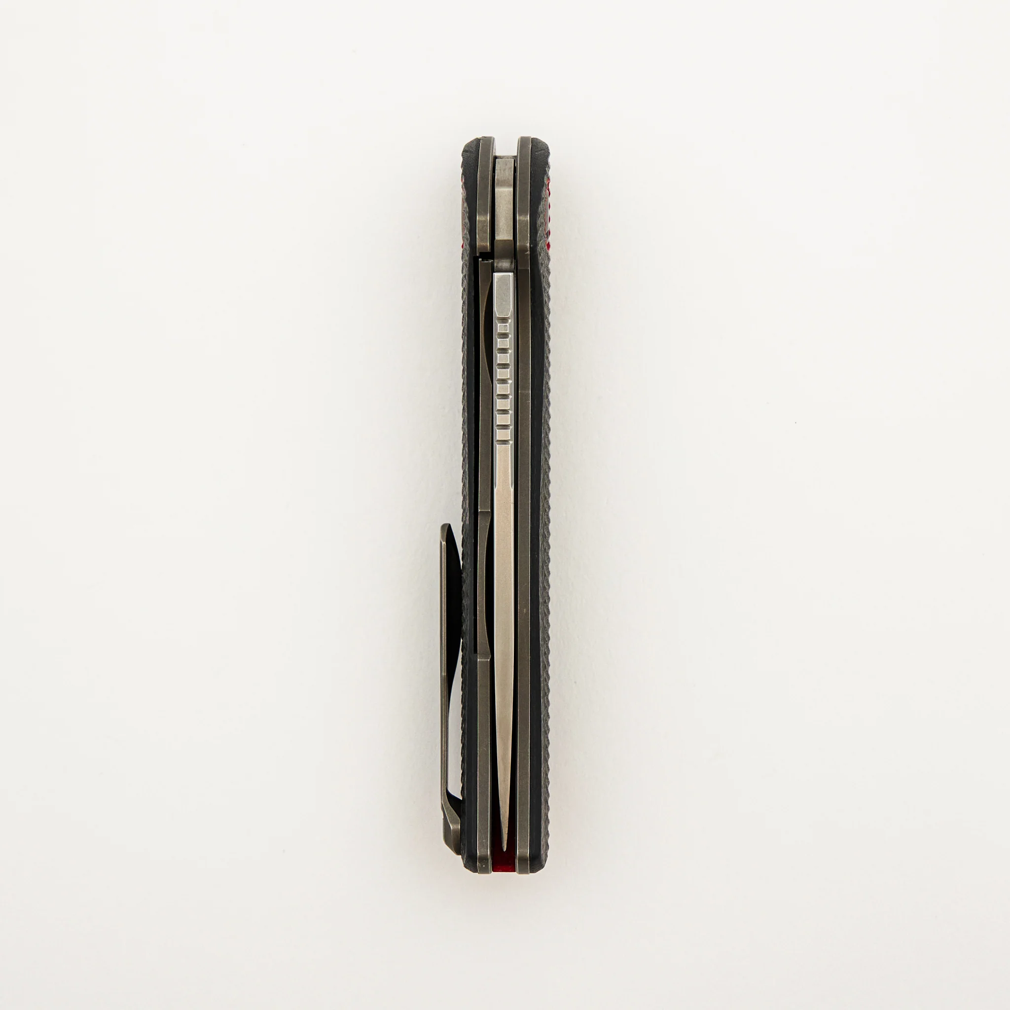 F3 - Elmax Blade - Gray G10 Handle W/ Red Accents - MRBS - Image 5