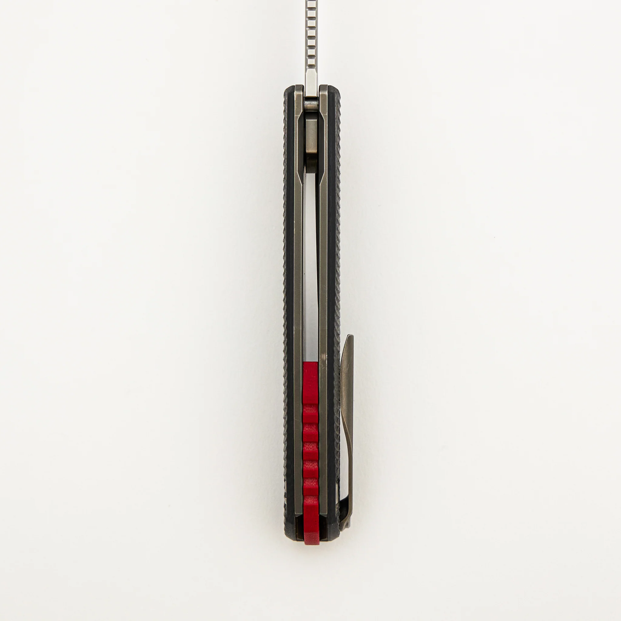 F3 - Elmax Blade - Gray G10 Handle W/ Red Accents - MRBS - Image 7