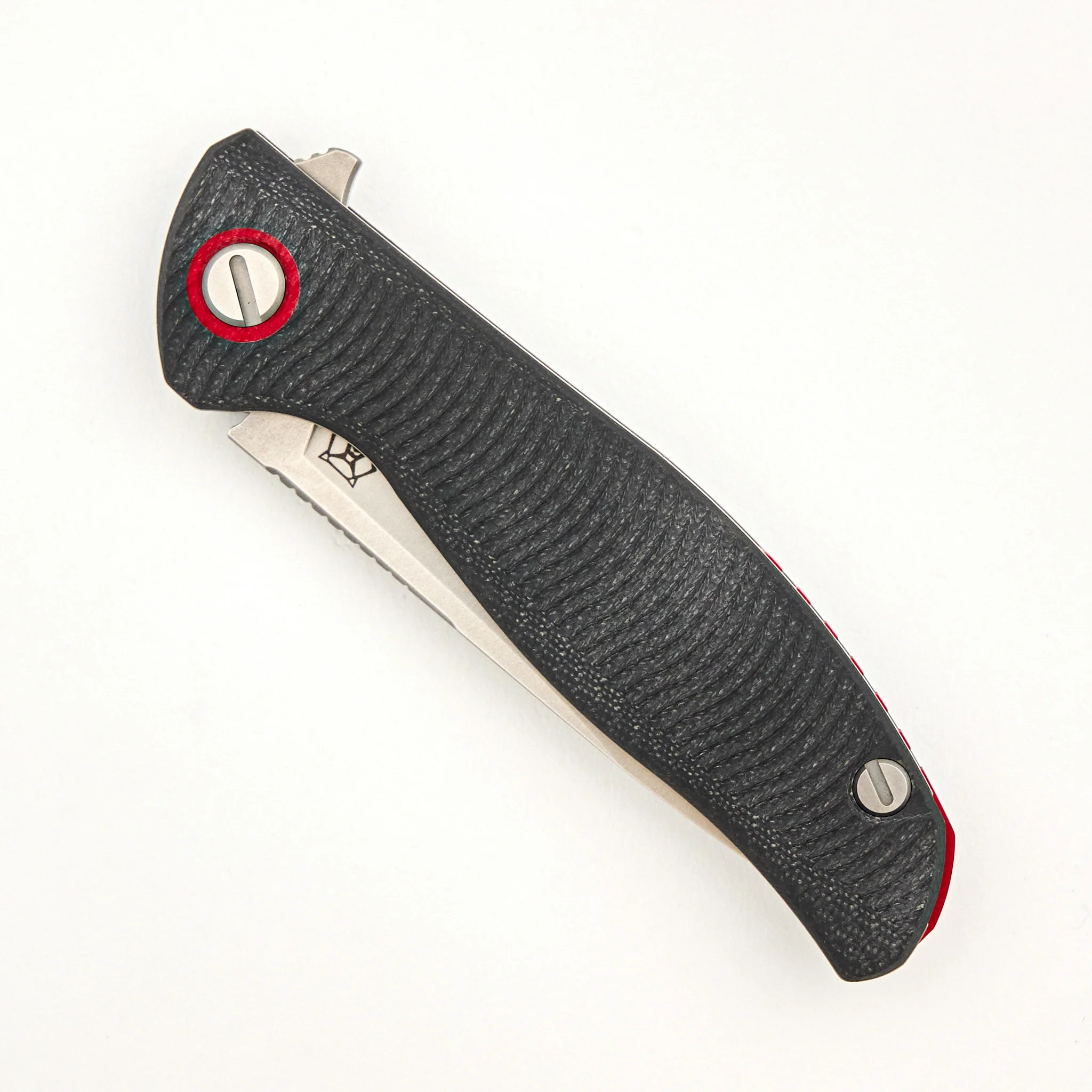 F3 - Elmax Blade - Gray G10 Handle W/ Red Accents - MRBS - Image 3