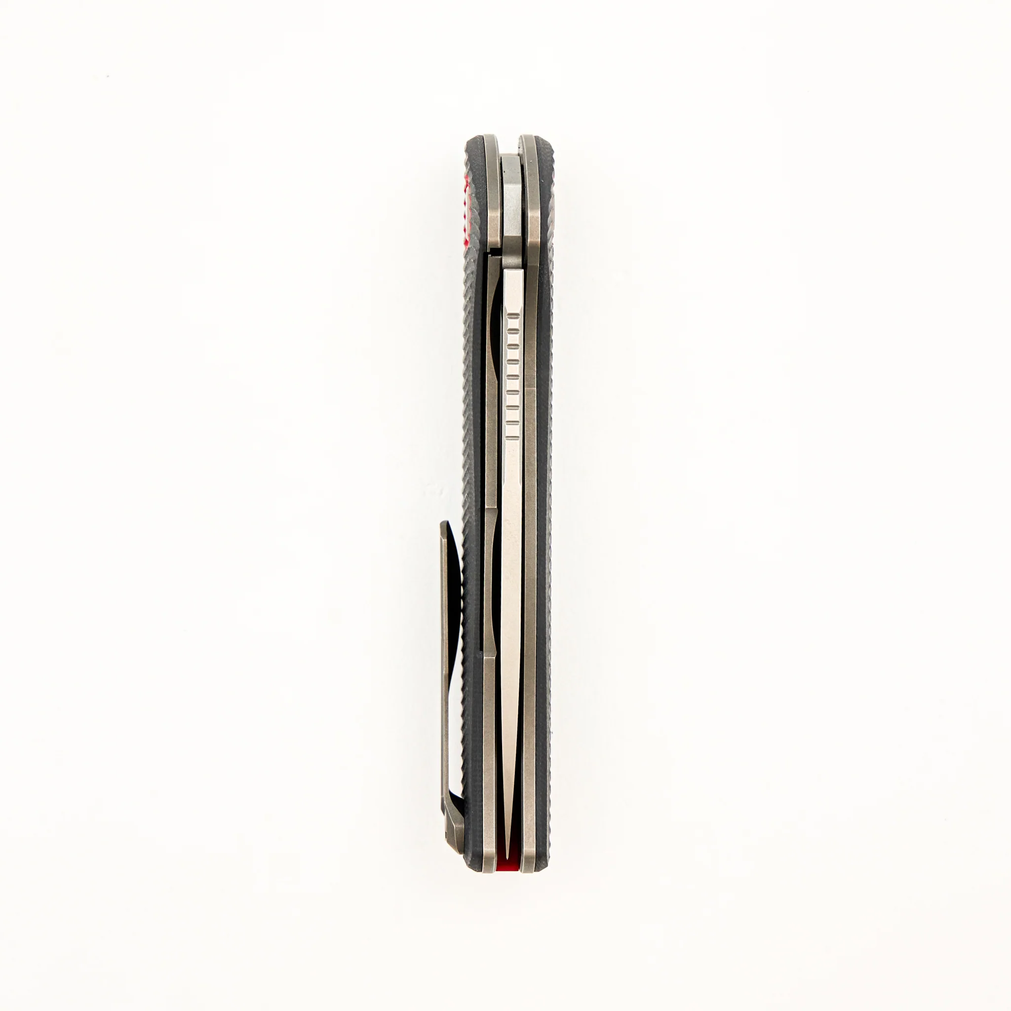 F3 - Elmax Blade - Gray G10 Handle W/ Red Accents - MRBS - Image 5