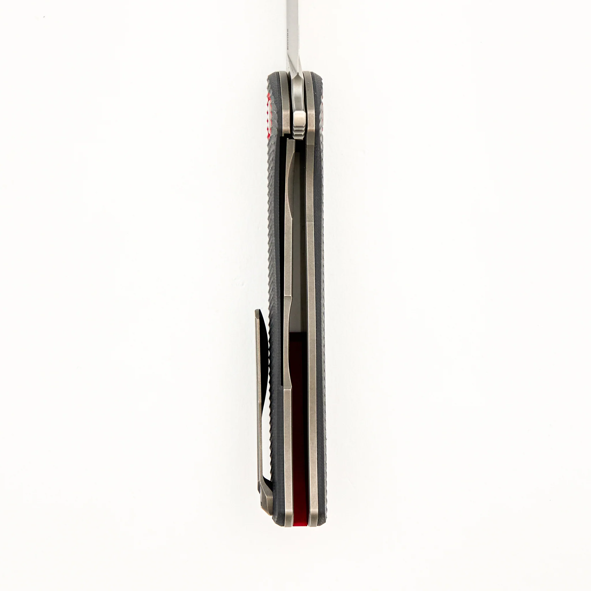 F3 - Elmax Blade - Gray G10 Handle W/ Red Accents - MRBS - Image 6