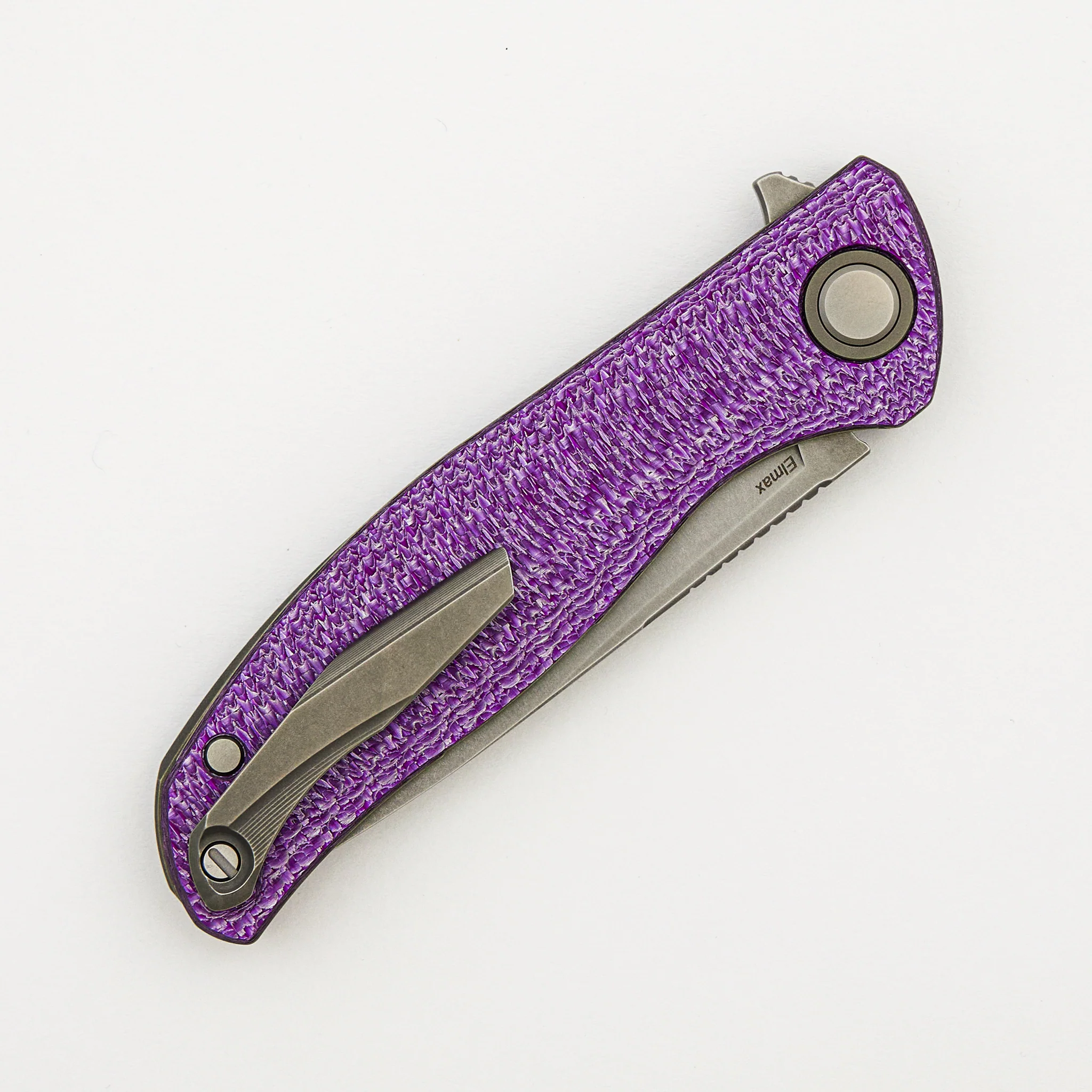 F3 - Elmax Blade - Purple Alutex Handle - MRBS - Image 4