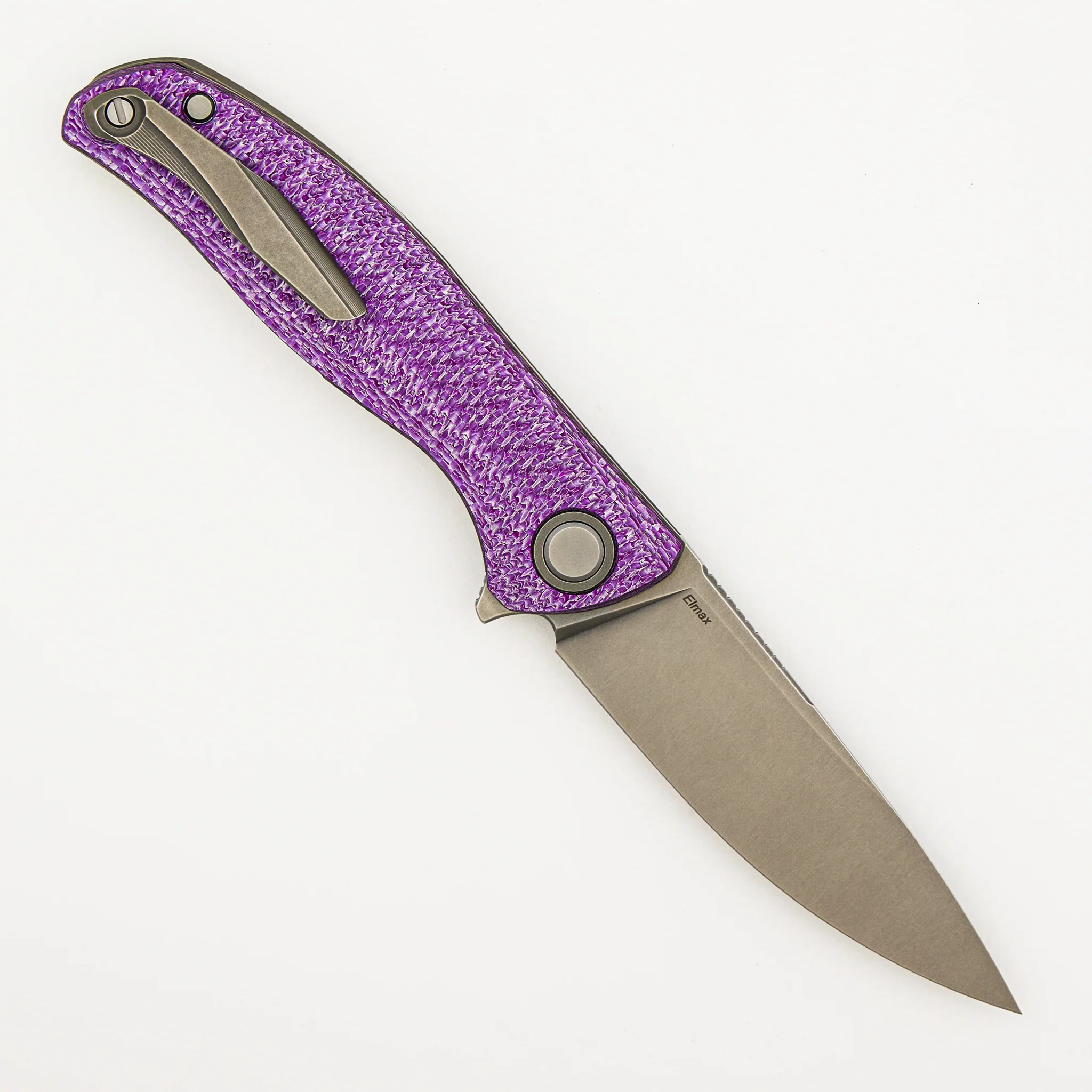 F3 - Elmax Blade - Purple Alutex Handle - MRBS - Image 2