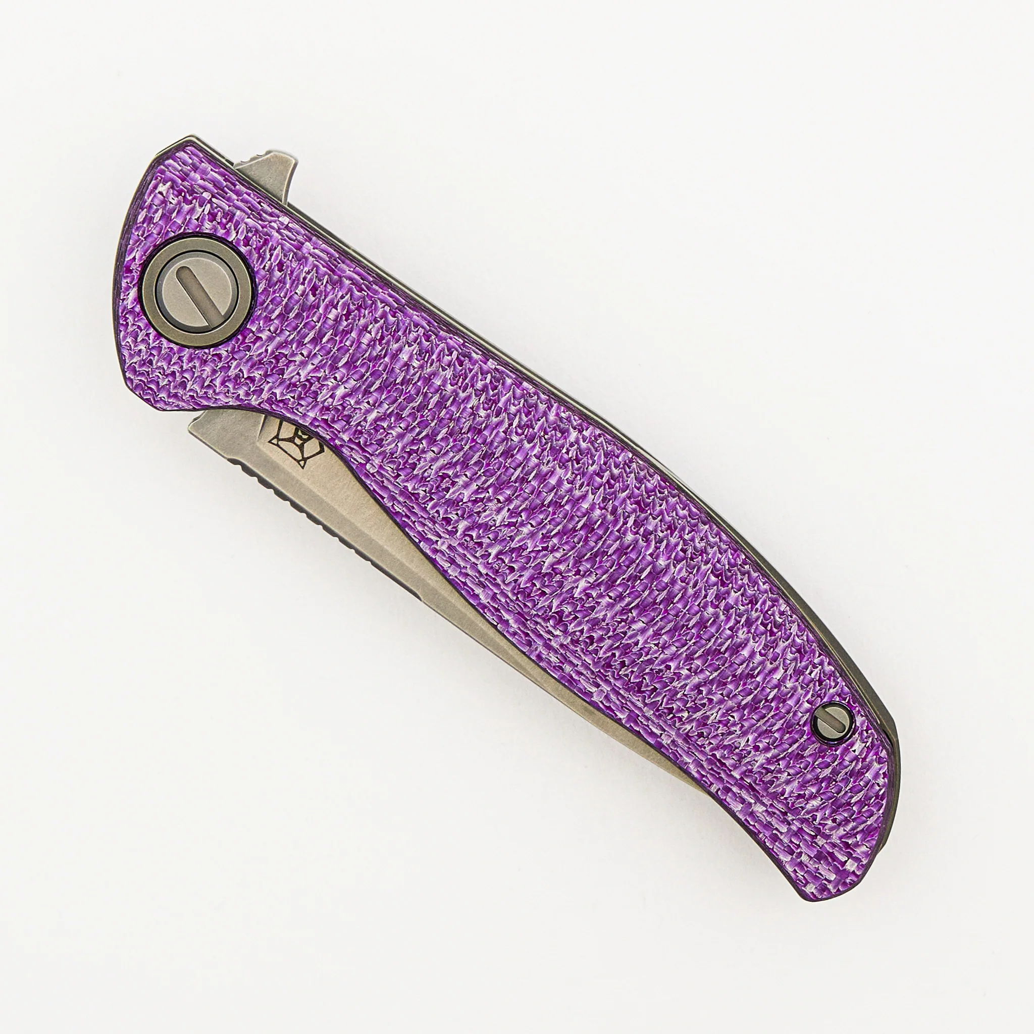 F3 - Elmax Blade - Purple Alutex Handle - MRBS - Image 3