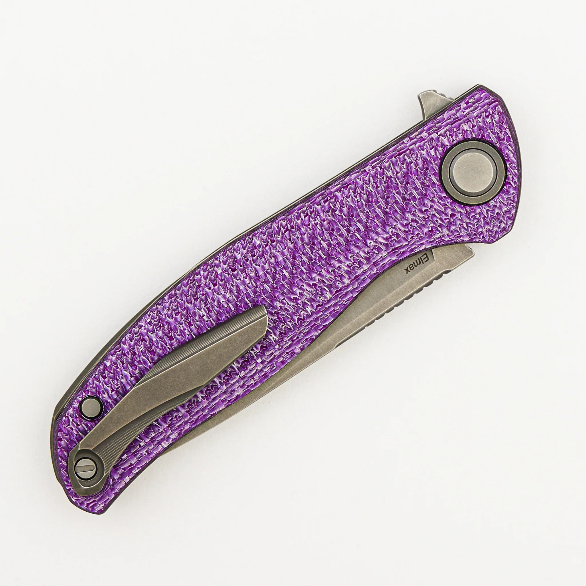 F3 - Elmax Blade - Purple Alutex Handle - MRBS - Image 4