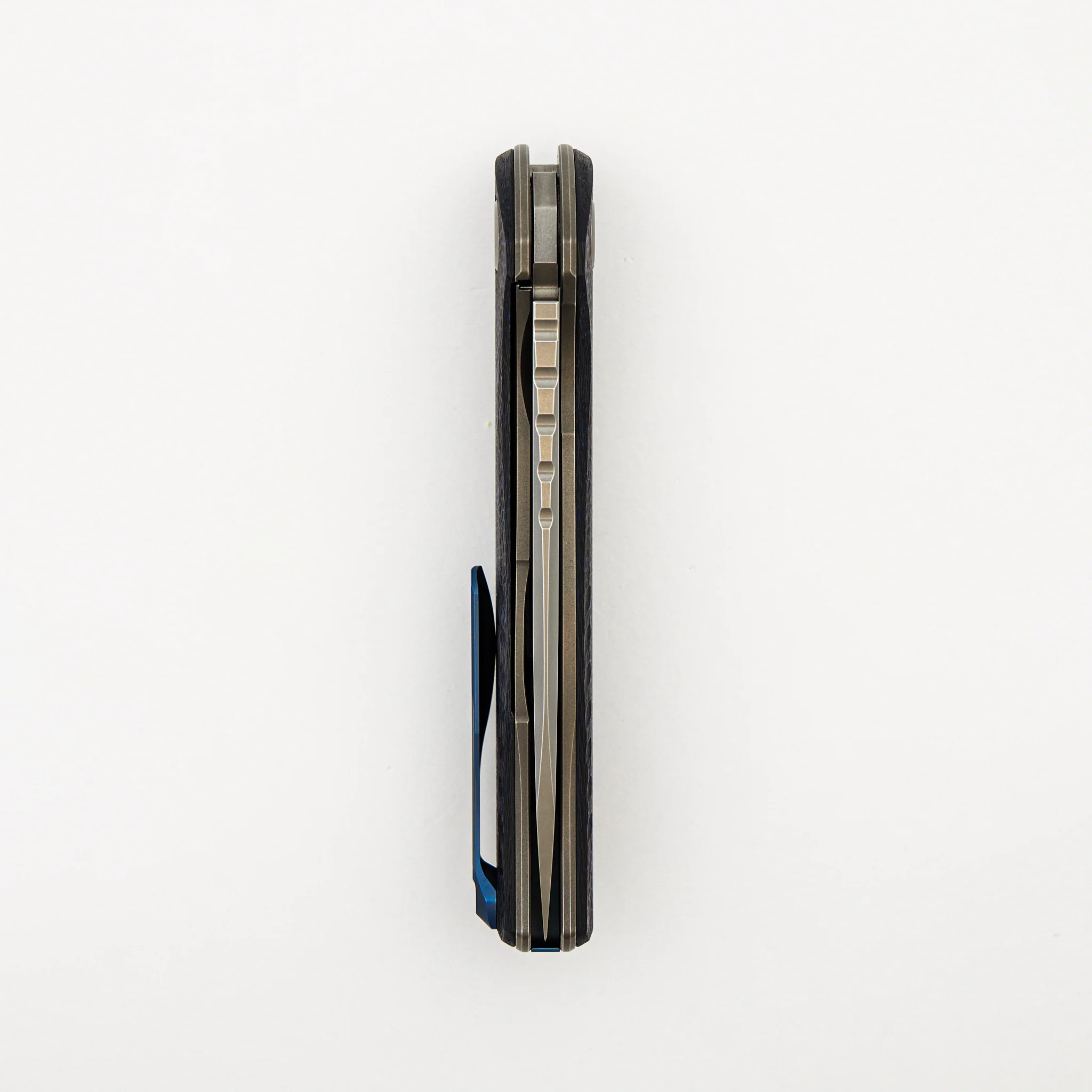 F3 NS - M390 Blade - Blue Carbon Fiber Handle - MRBS - Image 5