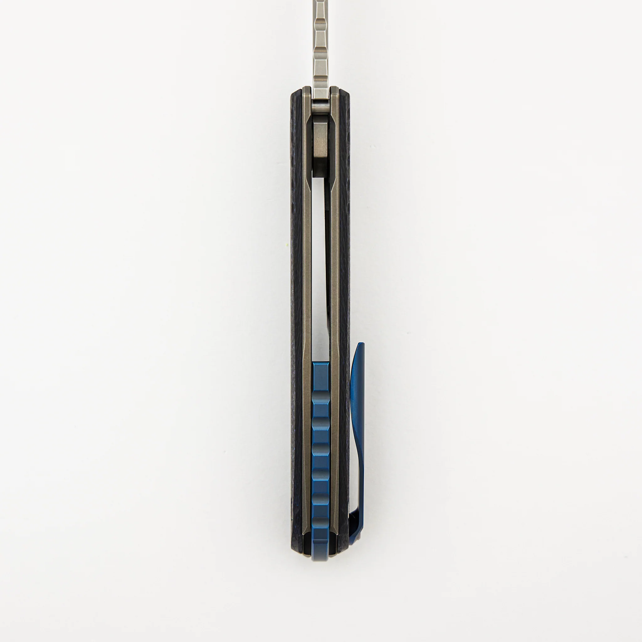 F3 NS - M390 Blade - Blue Carbon Fiber Handle - MRBS - Image 7