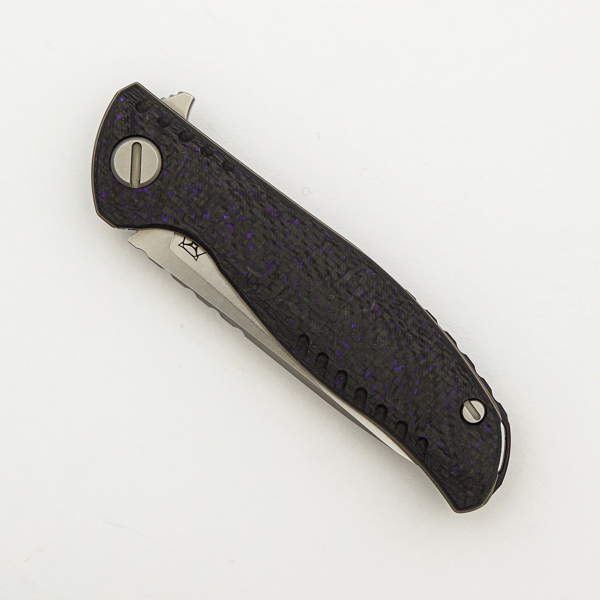 F3 NS - M390 Blade - Purple Carbon Fiber Handle - MRBS - Image 3