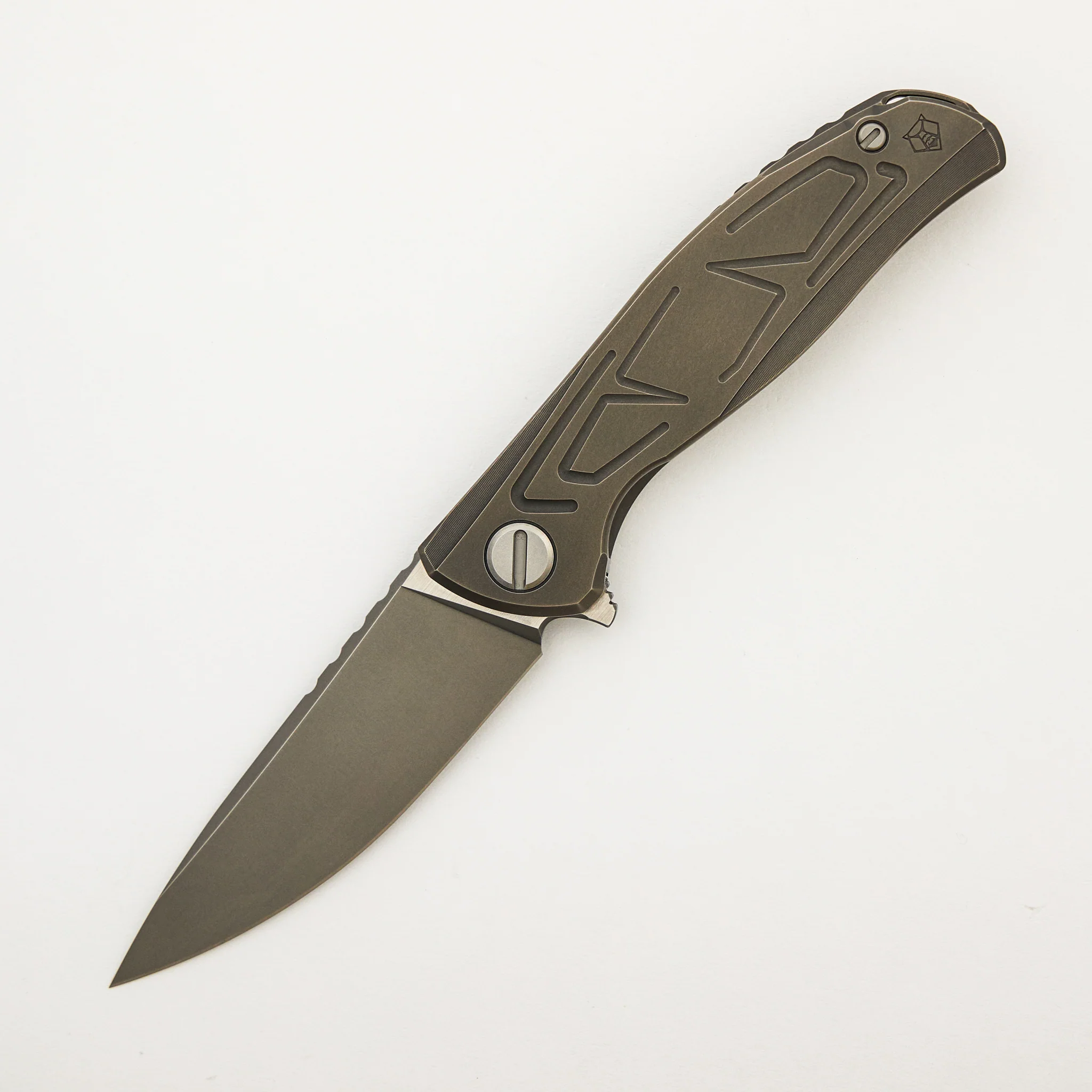 F95 Braces - S90V Blade - Titanium Handle - Washers