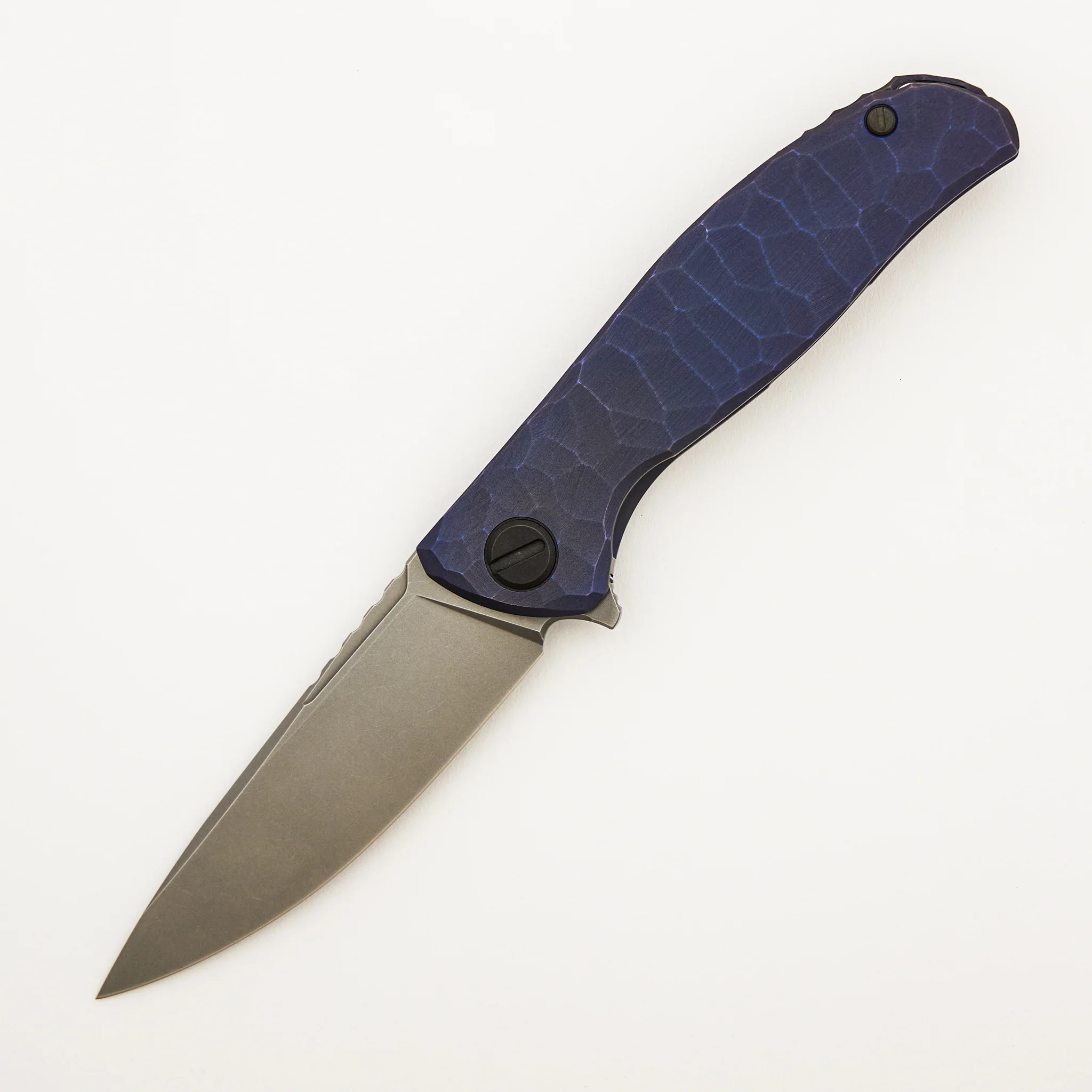 F95 β M390 Blade - "Purple Machine" Finish Titanium Handle - MRBS