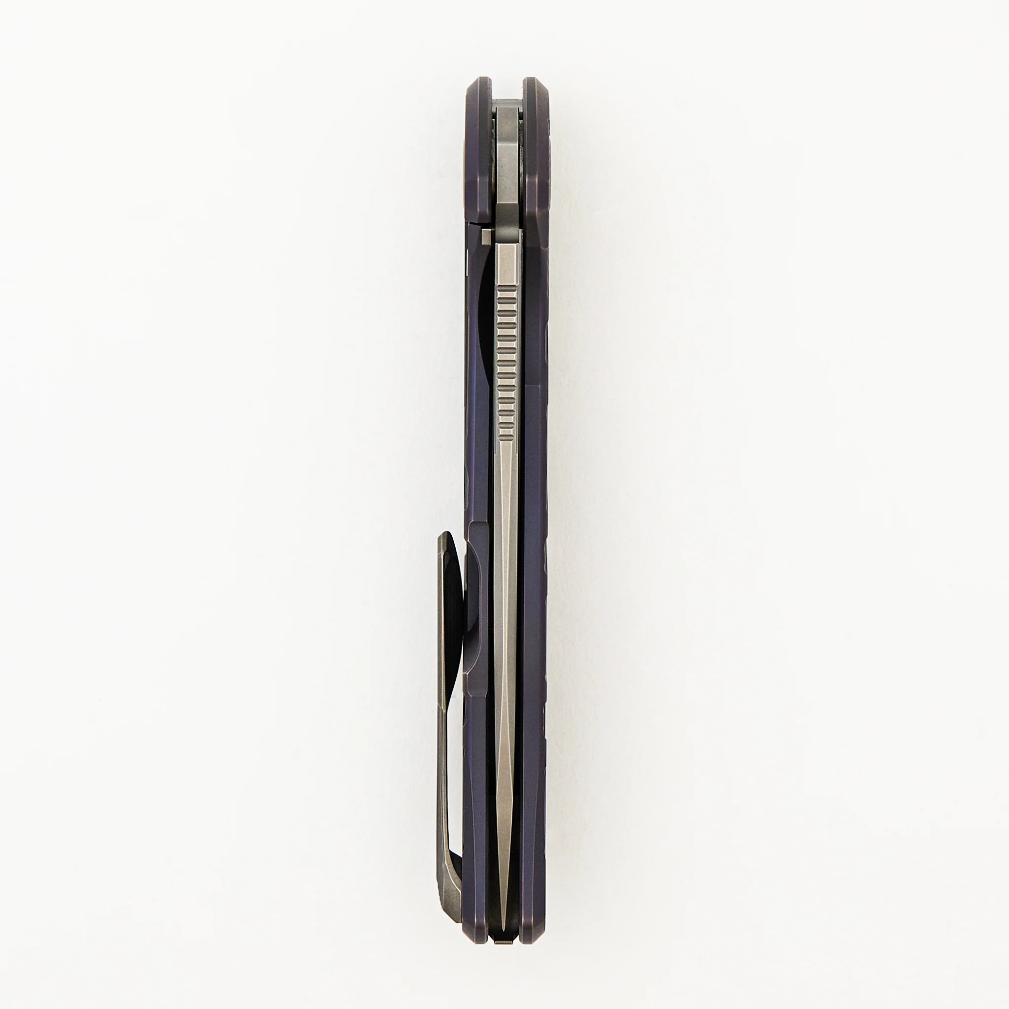 F95 T Pattern Gen. 4 - Purple Titanium Handle - M390 Blade - MRBS - Image 5