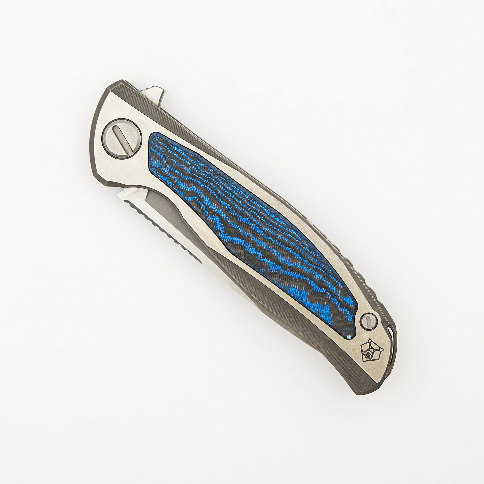 F95NL - Blue CarboTi Inlay - S90V Blade - MRBS - Image 3