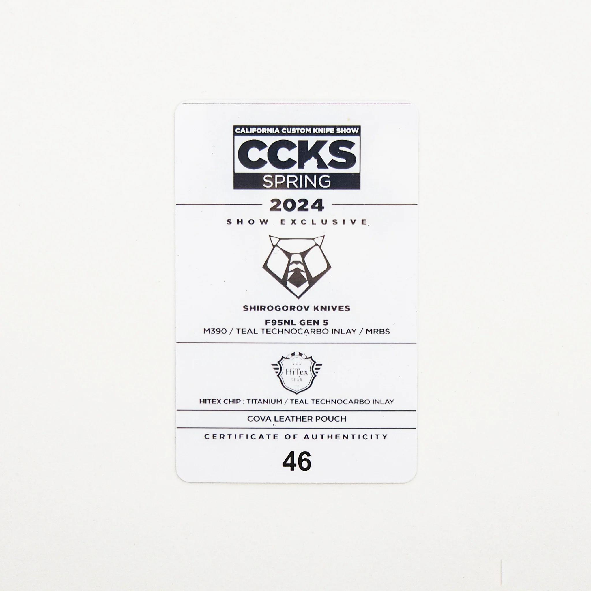 F95NL Gen. 5 - 2024 CCKS Spring Show Exclusive Set - HiTex Gear Poker Chip - Image 13