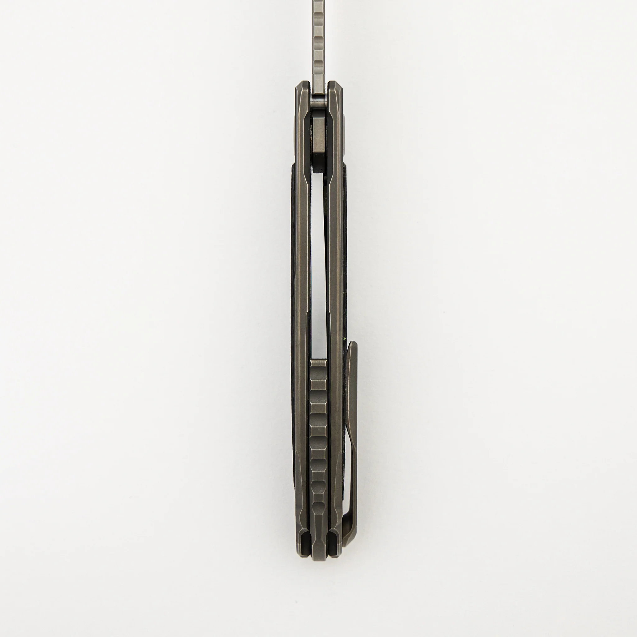 F95NL Gen. 5 - M390 Blade - Titanium Handle - Black TechnoCarbo Inlays - MRBS - Image 7
