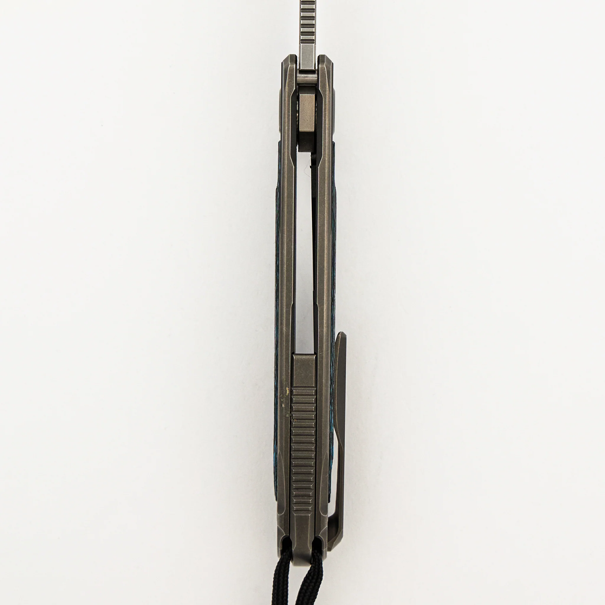 F95R NL - M390 Blade - Titanium Handle - Arctic Storm Carbon Fiber Inlays - MRBS - Image 7