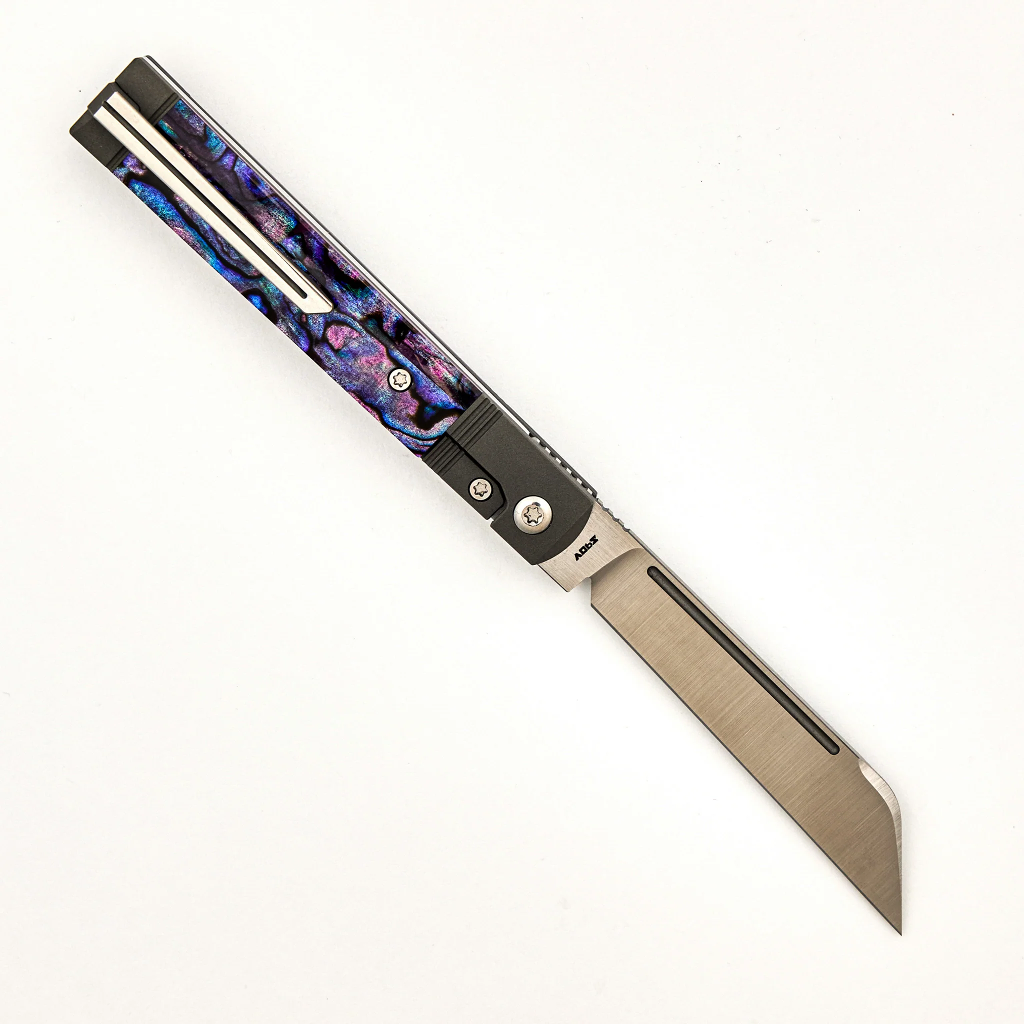 Feelbetter Jack - Purple Abalone - Belt Satin S90V Blade - Image 2
