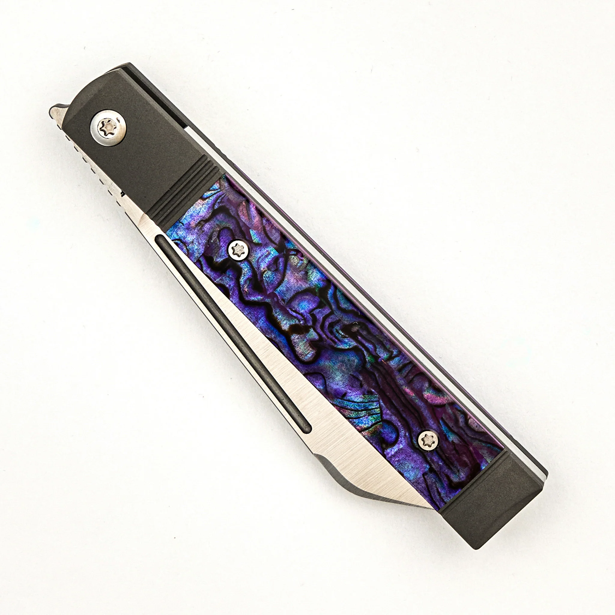Feelbetter Jack - Purple Abalone - Belt Satin S90V Blade - Image 3