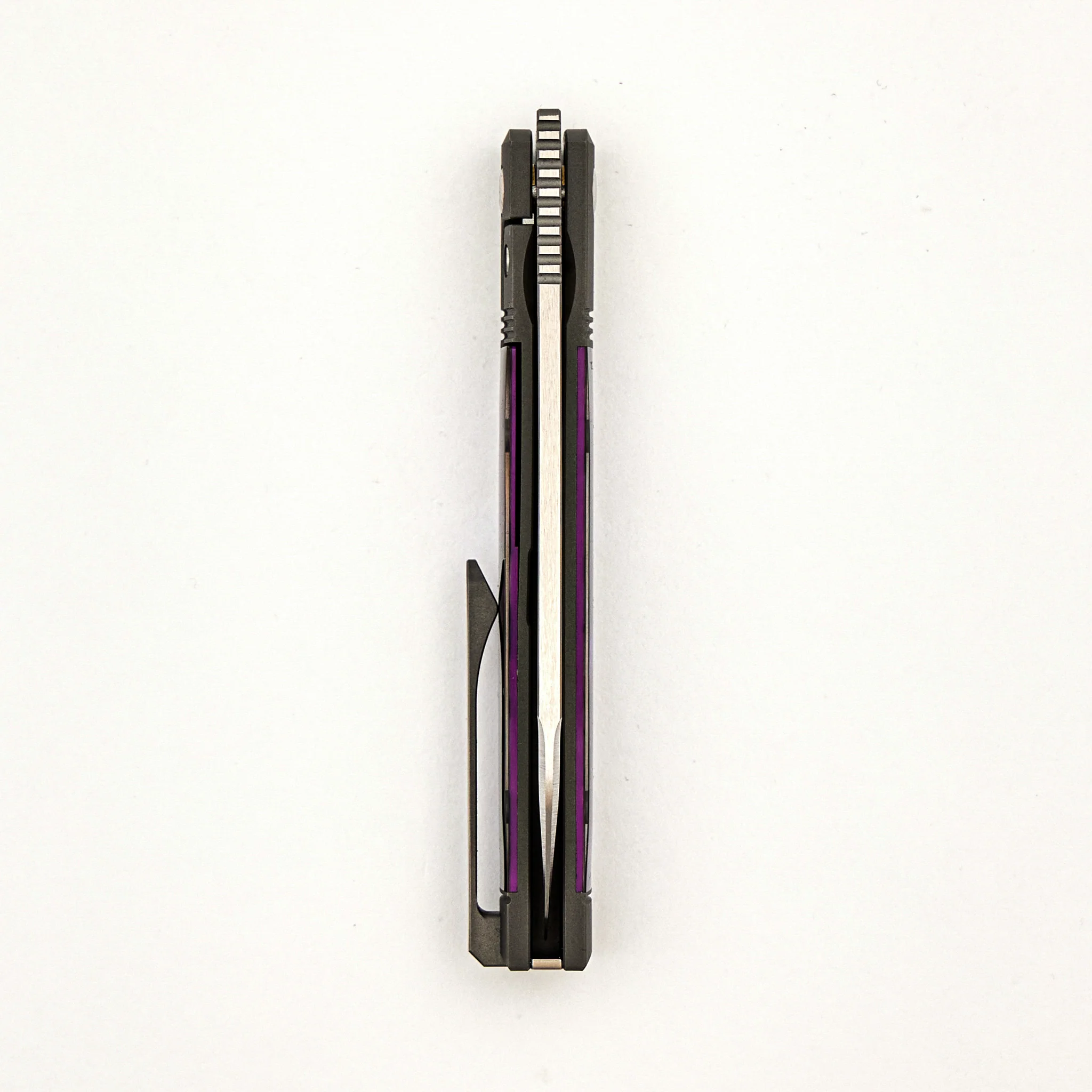 Feelbetter Jack - Purple Abalone - Belt Satin S90V Blade - Image 5