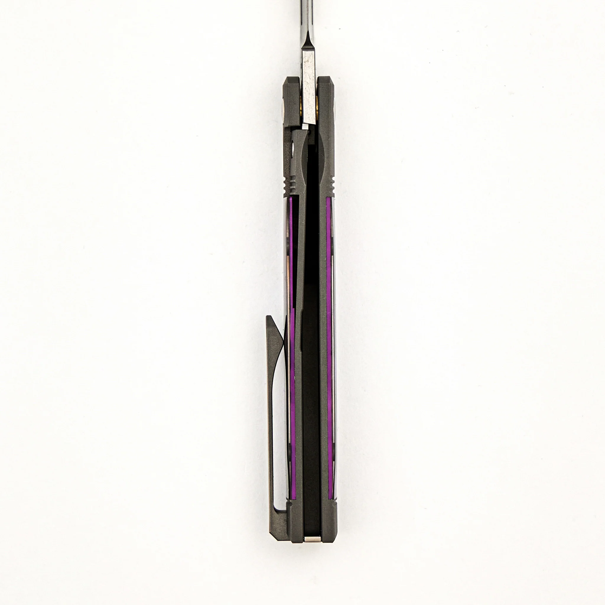 Feelbetter Jack - Purple Abalone - Belt Satin S90V Blade - Image 6