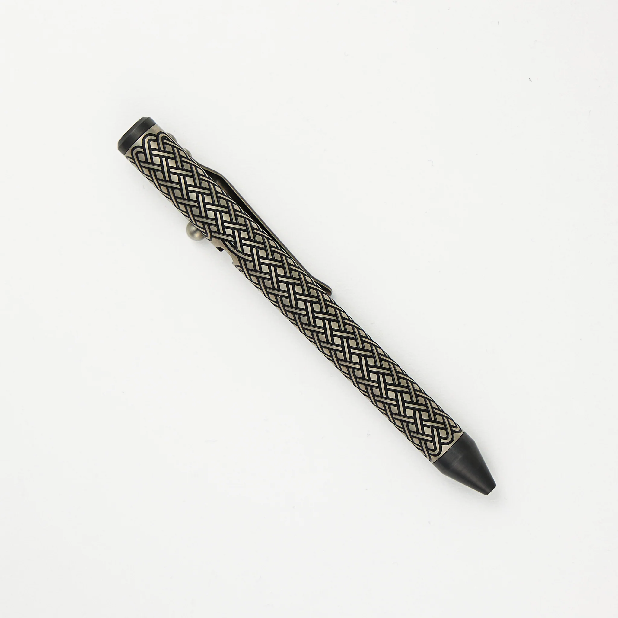Cptn Axel G2 TiBolt Pen – "Tuxedo" Titanium Celtic With Zirconium - Image 2
