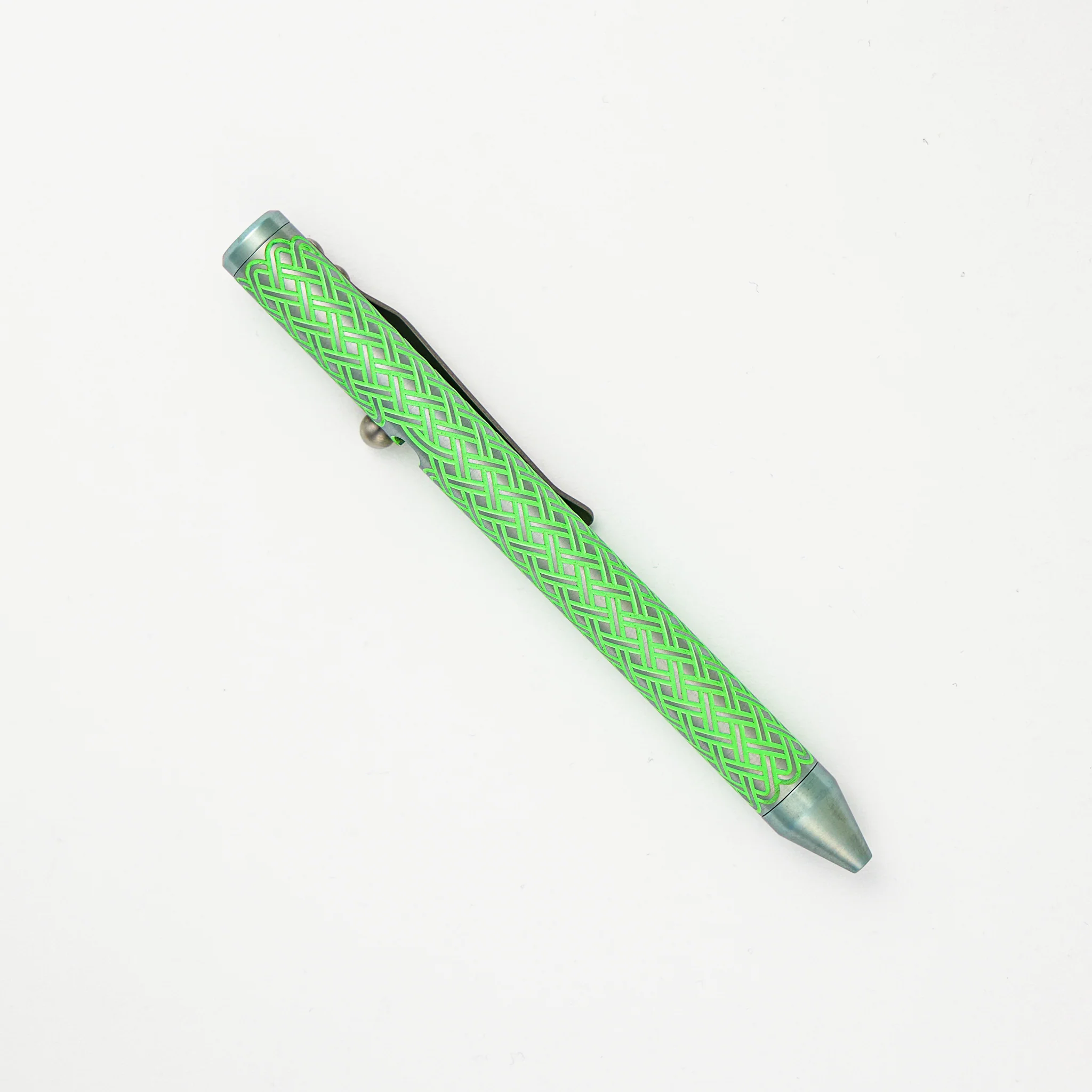Cptn Axel G2 TiBolt Pen – UV Green Celtic - Image 2