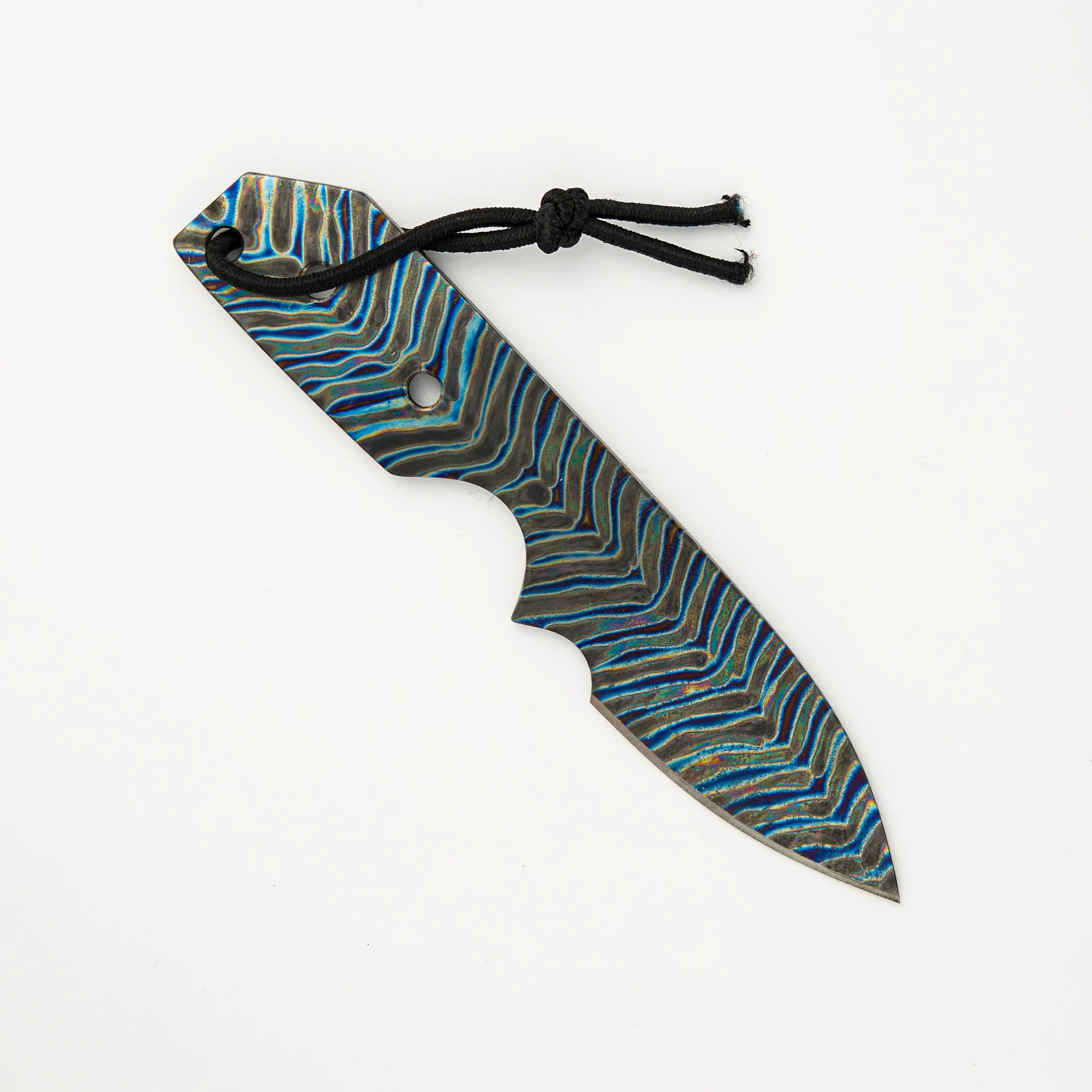 Flamed Titanium Fixed Blade - Image 2