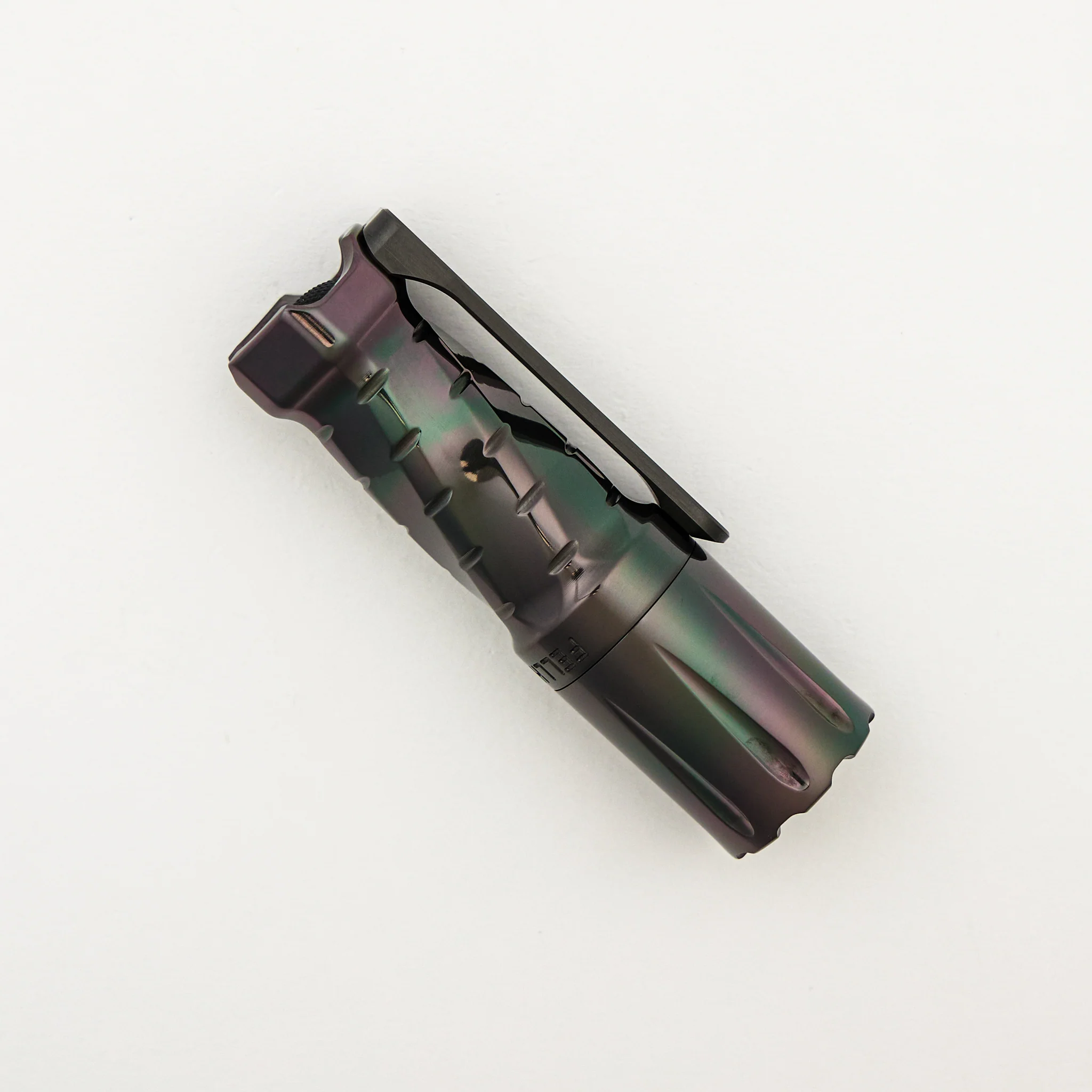 Cptn Axel FTD Custom Flashlight - Oilslick Zirconium - Image 2