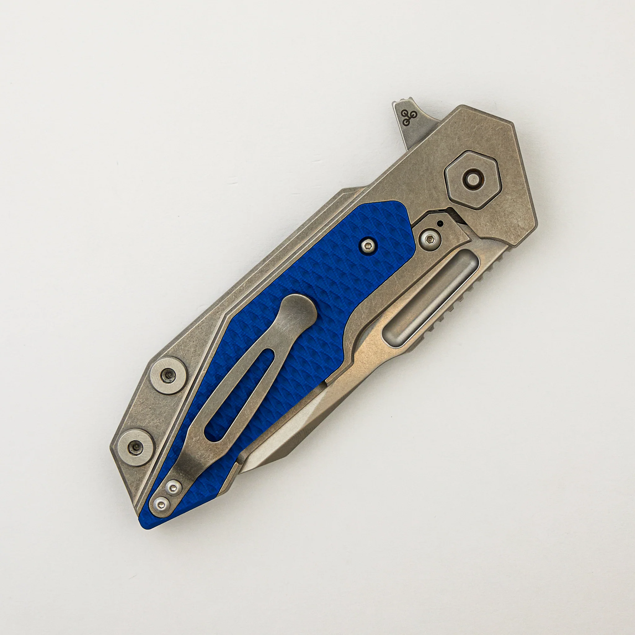Fulltrack - S45VN Wharncliffe - Tri-Way - Stonewash - Blue G10 - Image 4