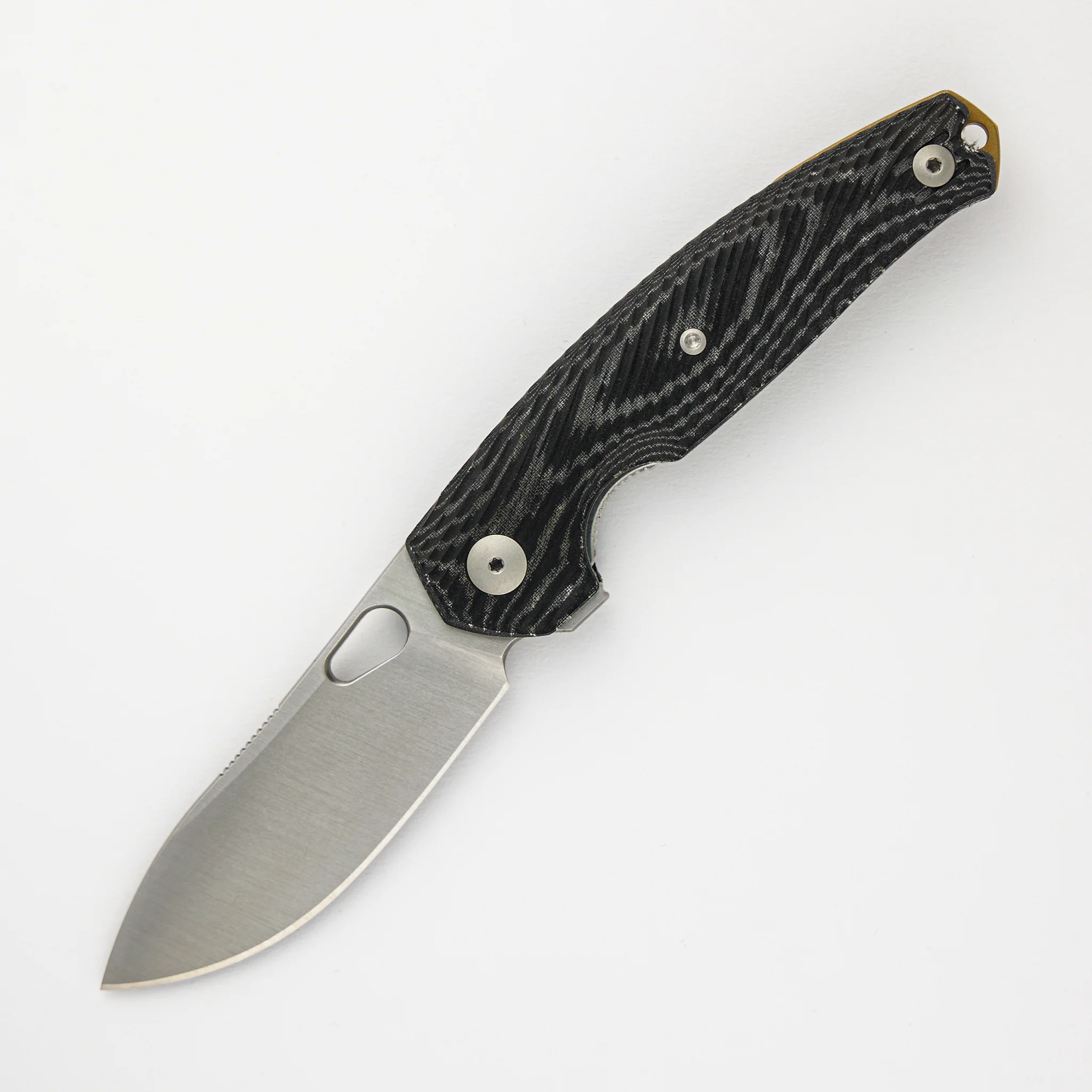 ACE JAGT - Black Canvas Micarta - Satin