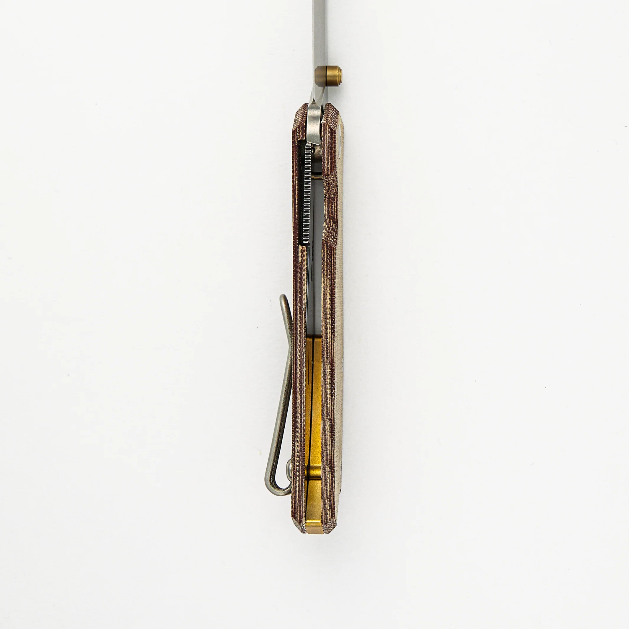 Clyde - Natural Micarta - Brass - Image 6