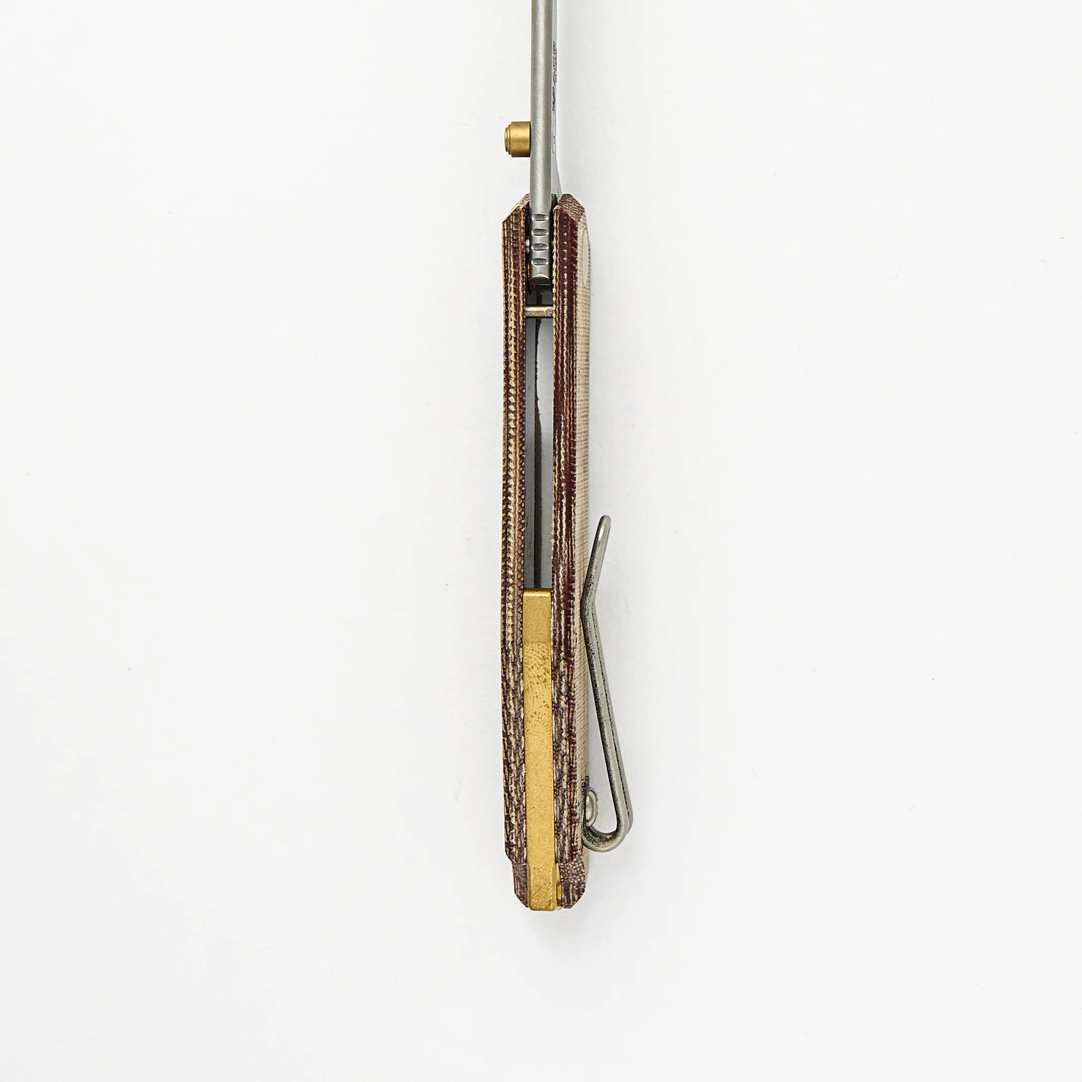 Clyde - Natural Micarta - Brass - Image 7