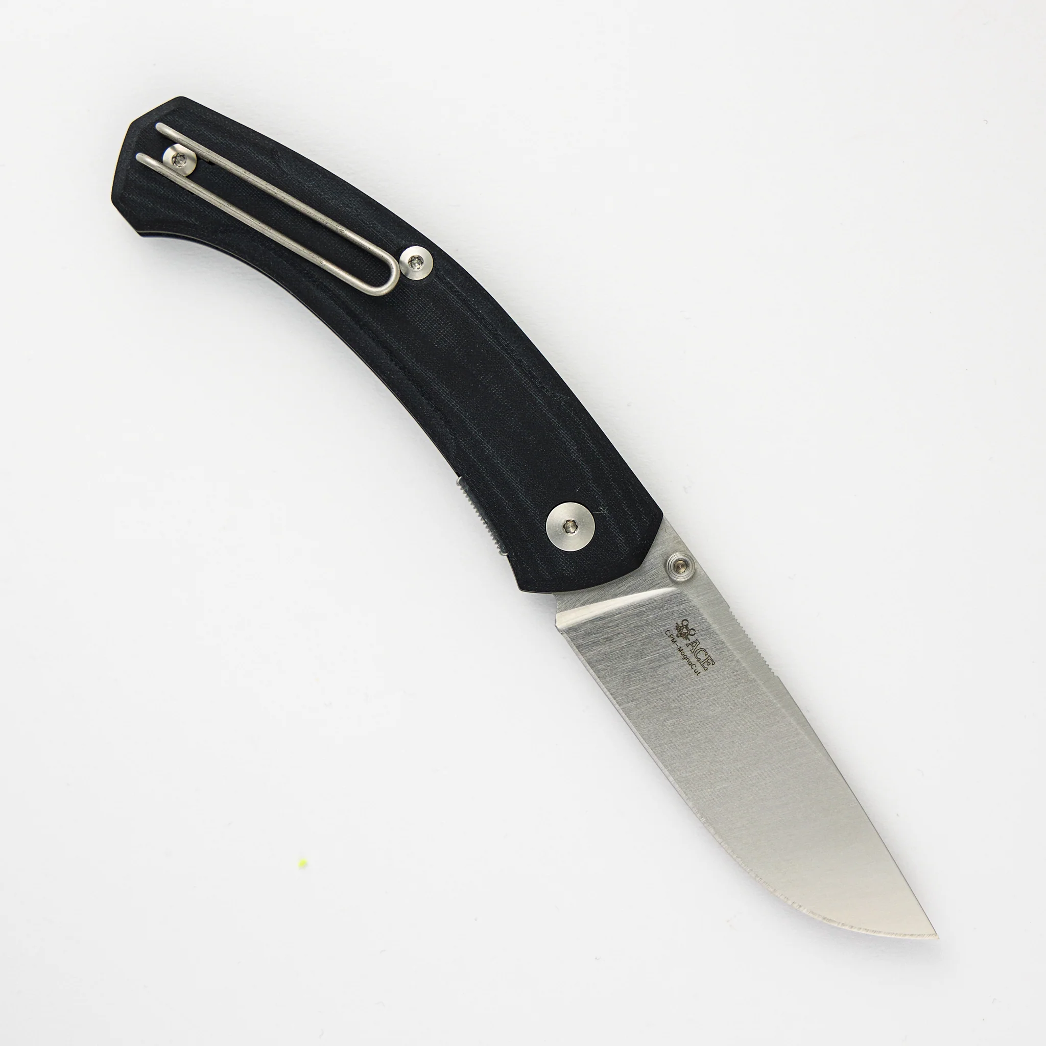 ACE Iona V2 - Black Linen Micarta - Satin - Image 2
