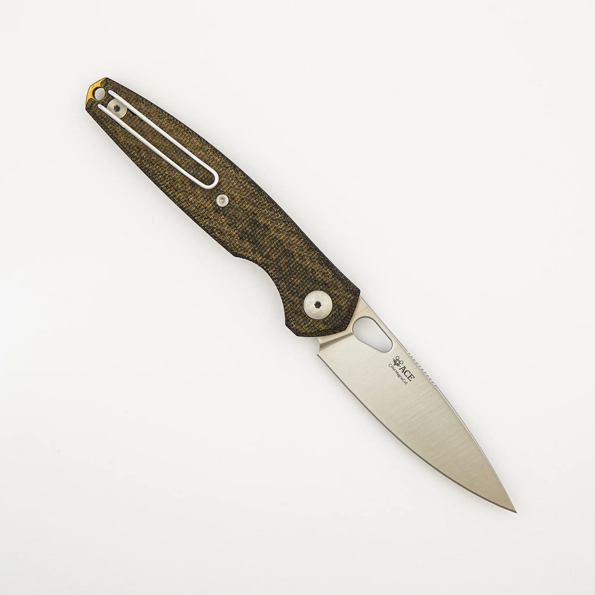 REO - Green Canvas Micarta - Image 2