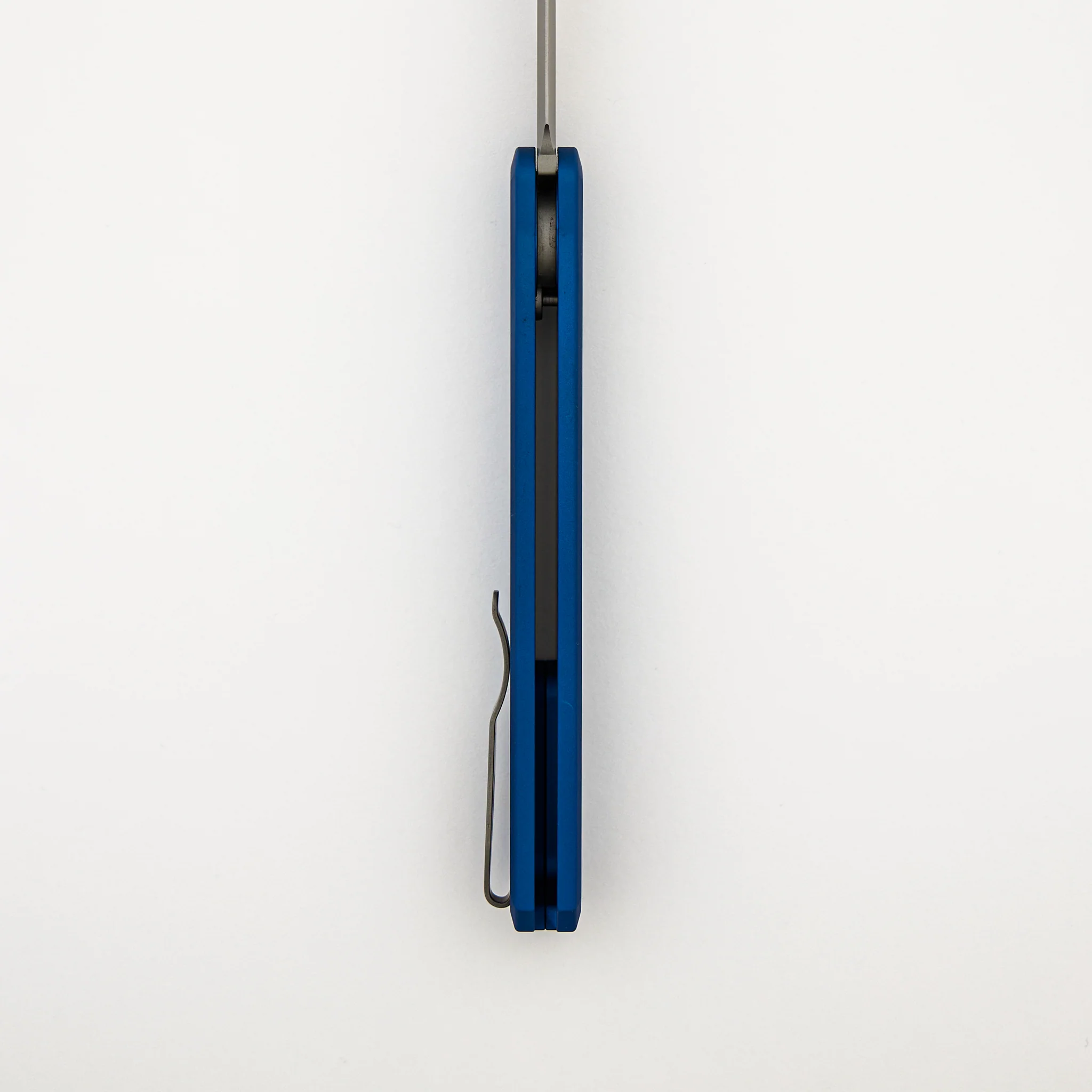 GODFATHER – Solid Blue Handle – Blasted 154CM Plain Edge Blade 920-Blue - Image 6