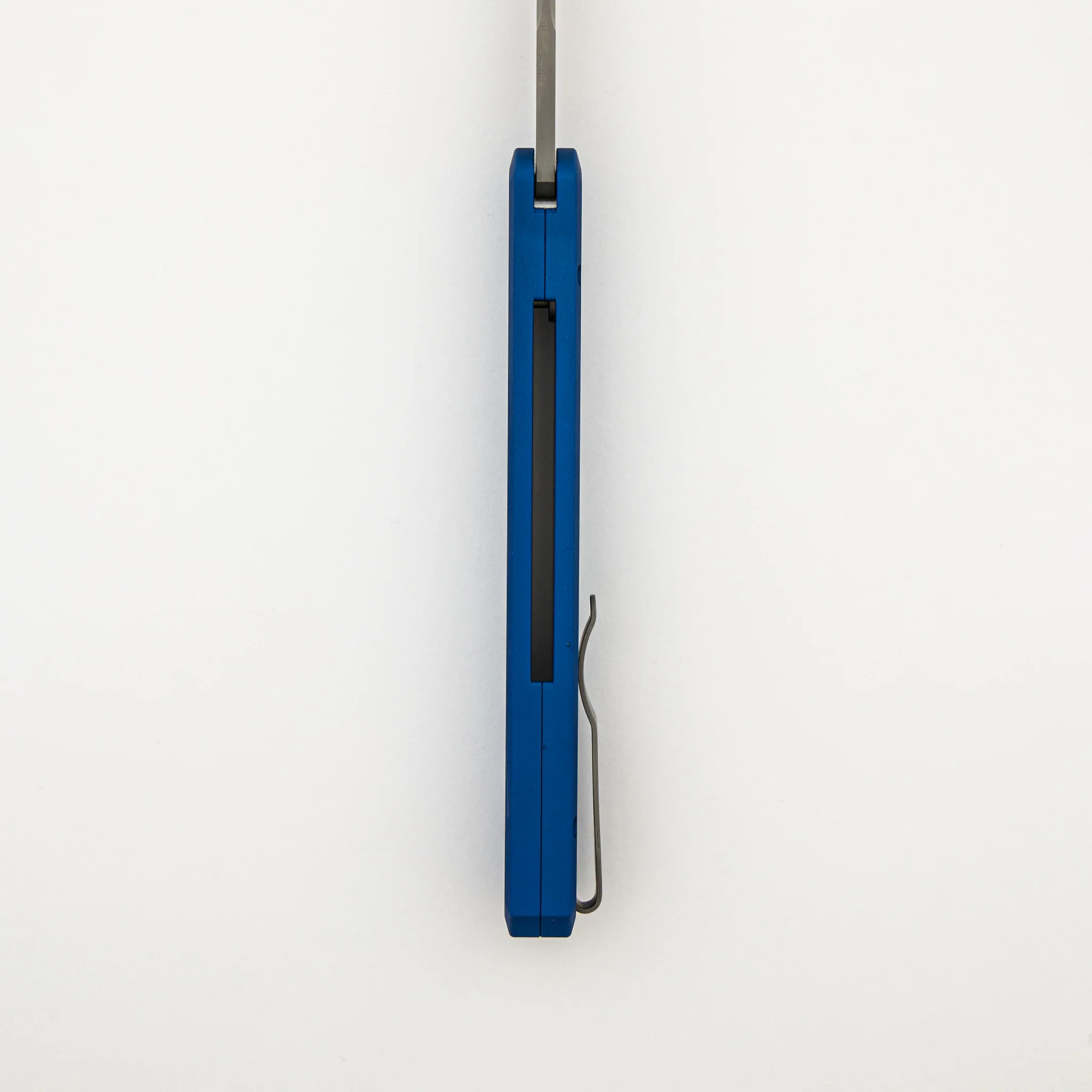 GODFATHER – Solid Blue Handle – Blasted 154CM Plain Edge Blade 920-Blue - Image 7