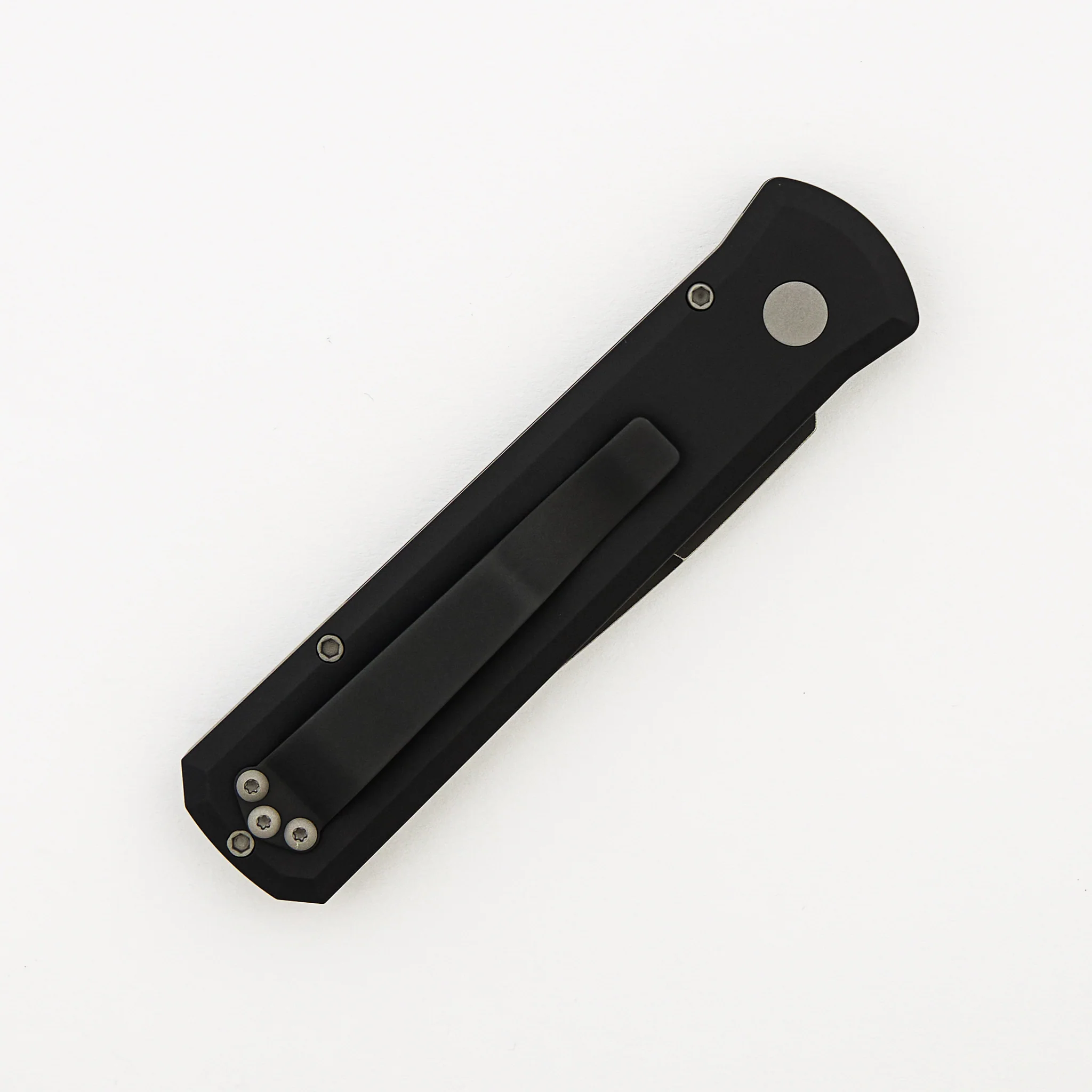Godson – 721-DLCW - Solid Black Handle - DLC Washed 154CM Blade - Image 4