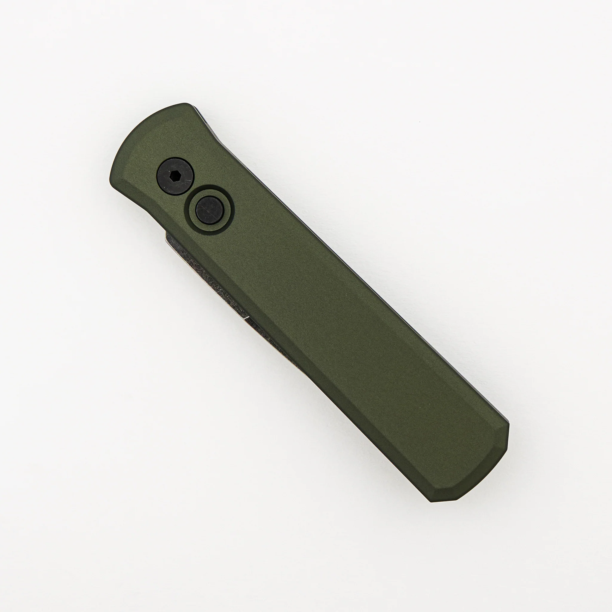 Godson β 721-Green DLCW - Solid Green Handle - DLC Washed 154CM Blade - Image 3