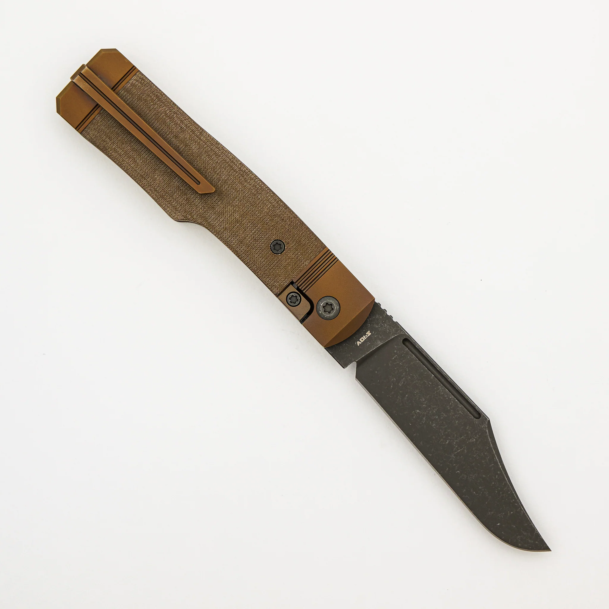 Gunslinger Jack - Green Linen Micarta - S90V Blade - Image 2