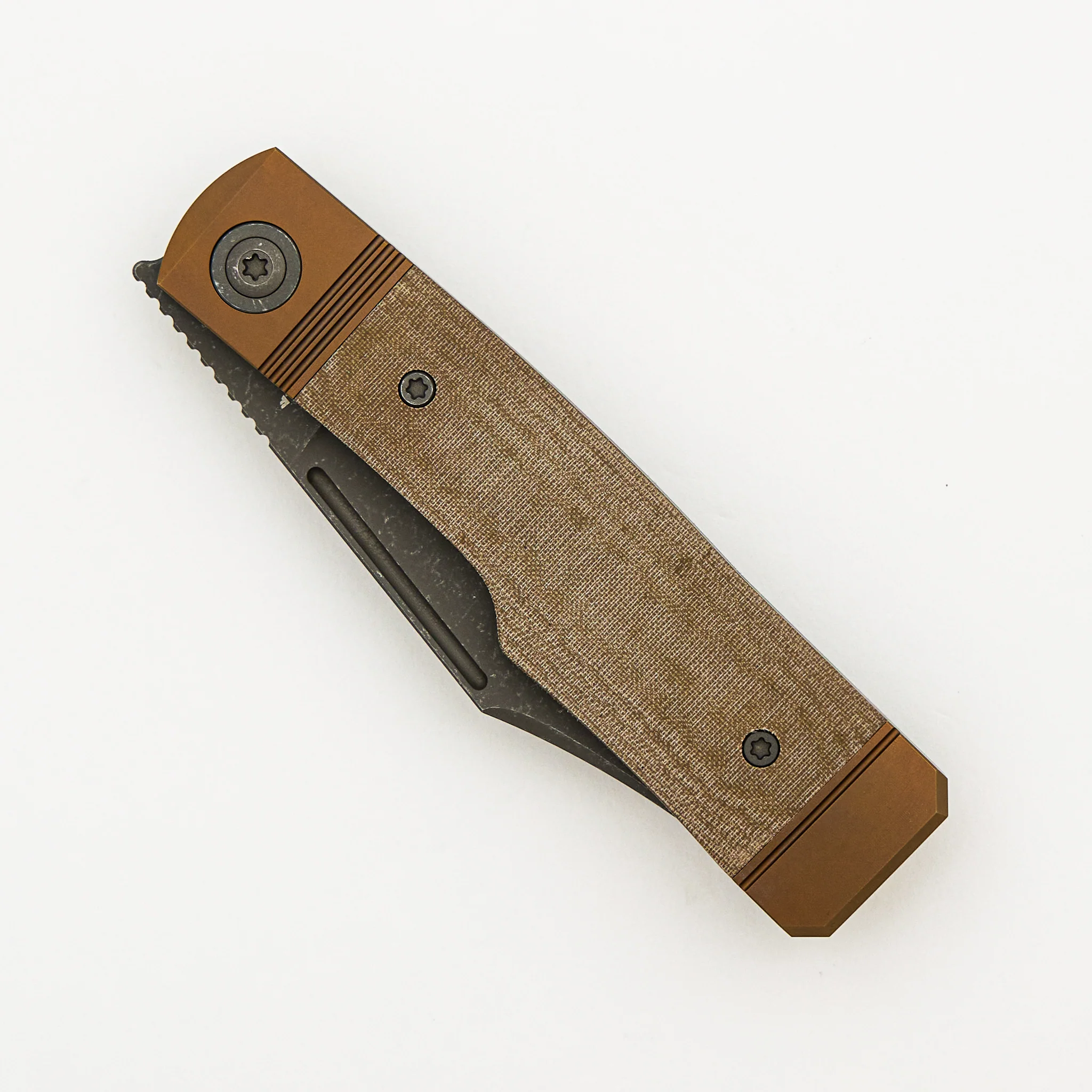 Gunslinger Jack - Green Linen Micarta - S90V Blade - Image 3