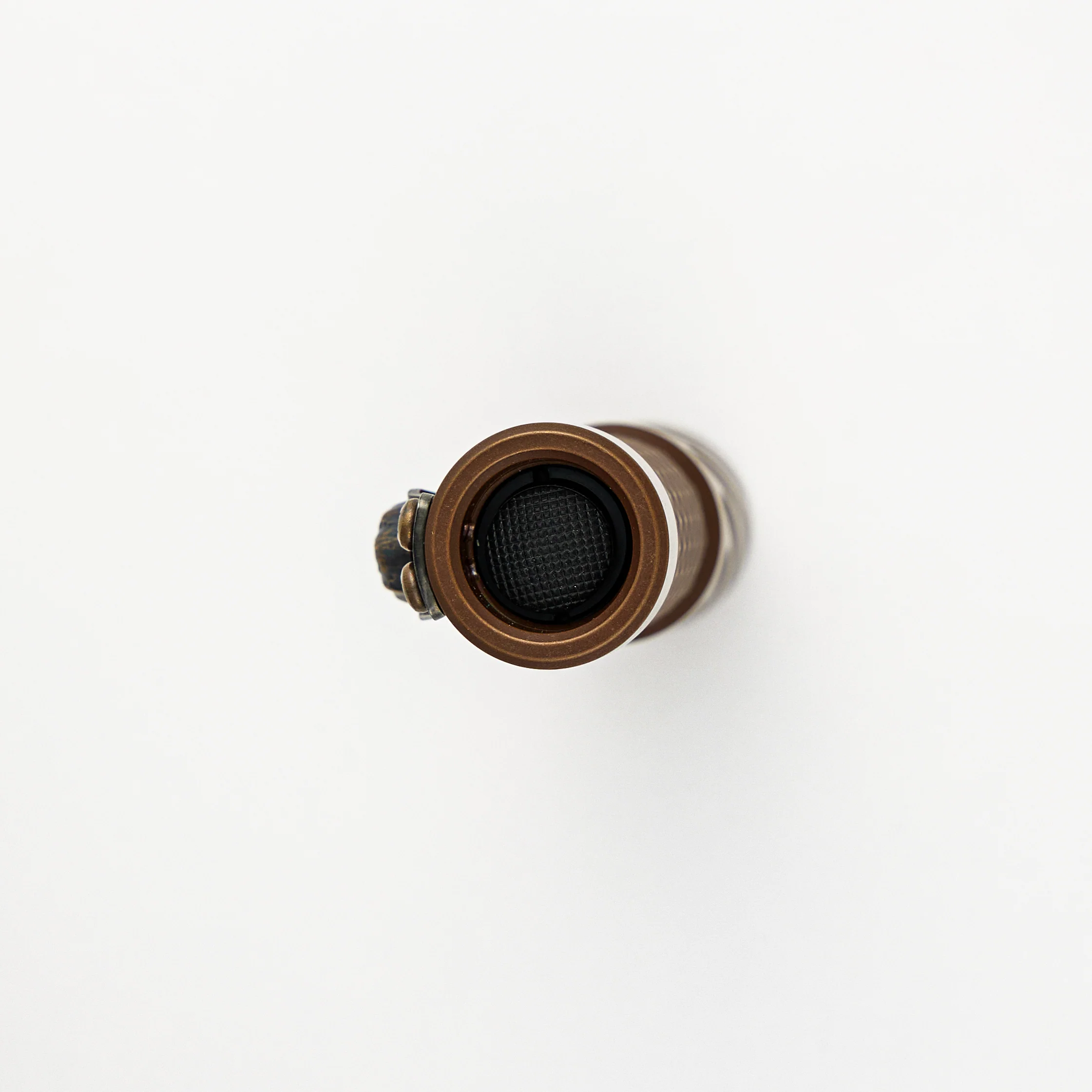 Copper Gunner / Twist Trident Custom Flashlight – Steel Flame Clip - Image 4