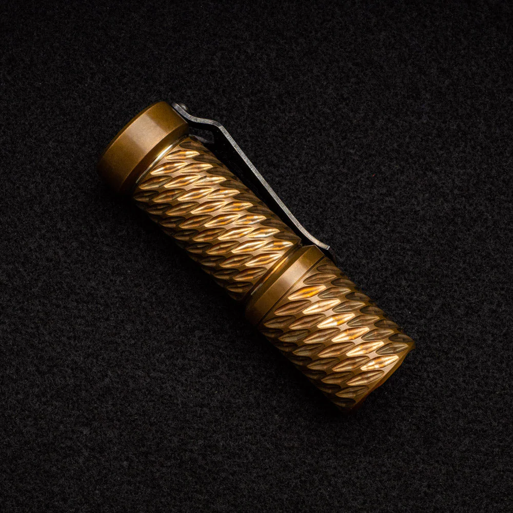 Trident Prototype Silicon Bronze Custom Flashlight - Image 3